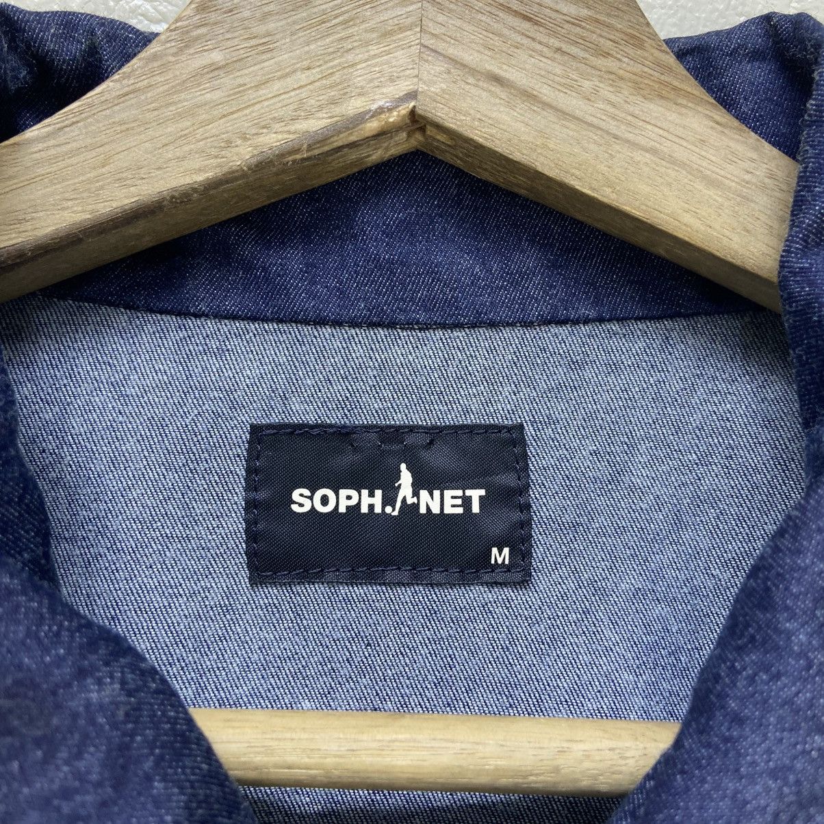 Sophnet. 2008 Sophnet Chore Worker Soft Denim Jacket Size US S / EU 44-46 / 1 - 13 Thumbnail