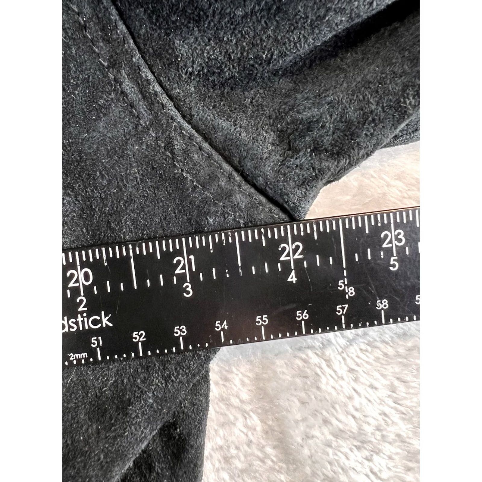 Vintage Boston Harbour Leather Jacket Men's Small Black Full Zip Outdoor Wear Suede Mid-Length Jacket Regular Fit Casual Wear Size US S / EU 44-46 / 1 - 4 Thumbnail
