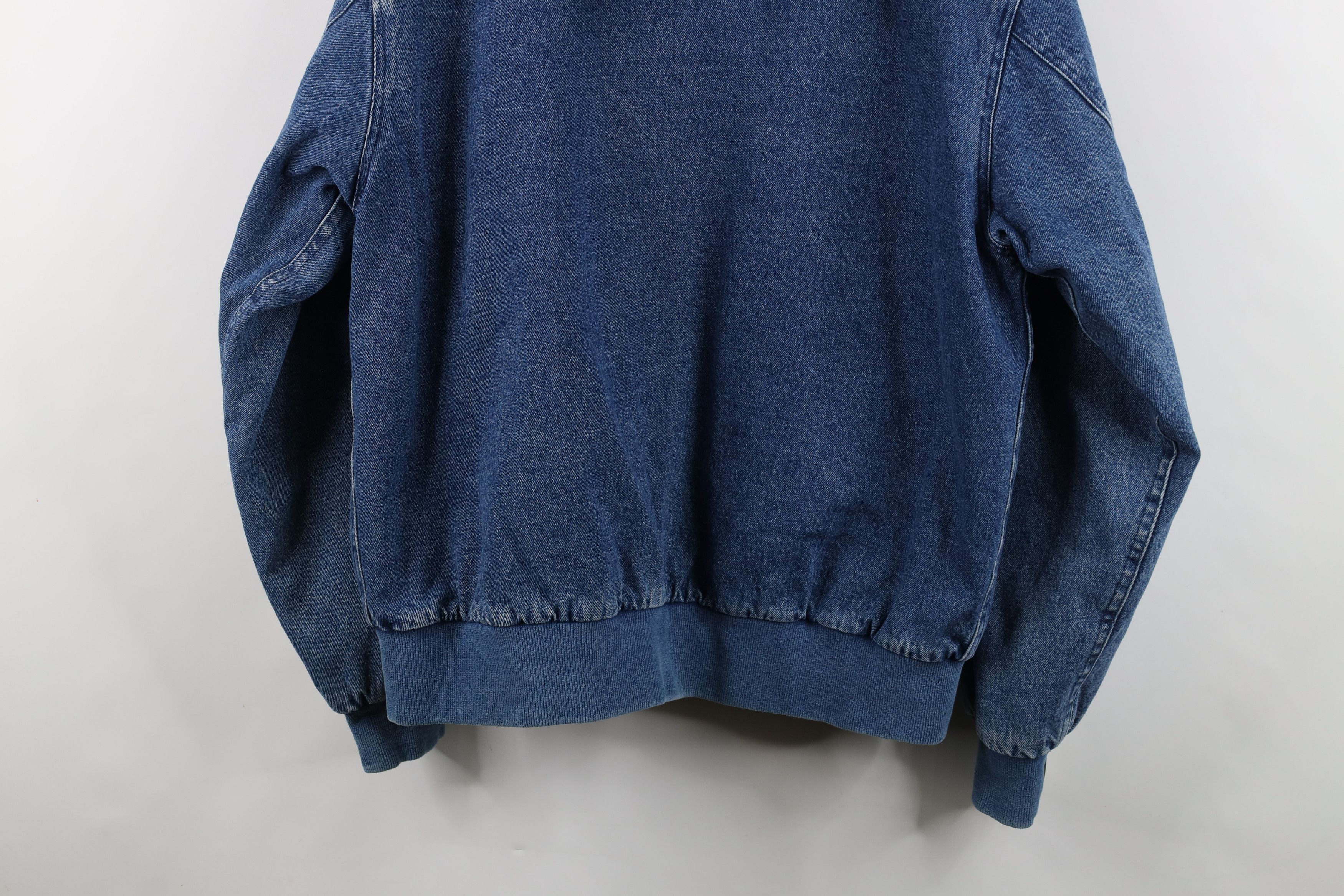Vintage Deadstock Vintage 90s Produce Hooded Denim Jacket Blue Size US L / EU 52-54 / 3 - 15 Thumbnail