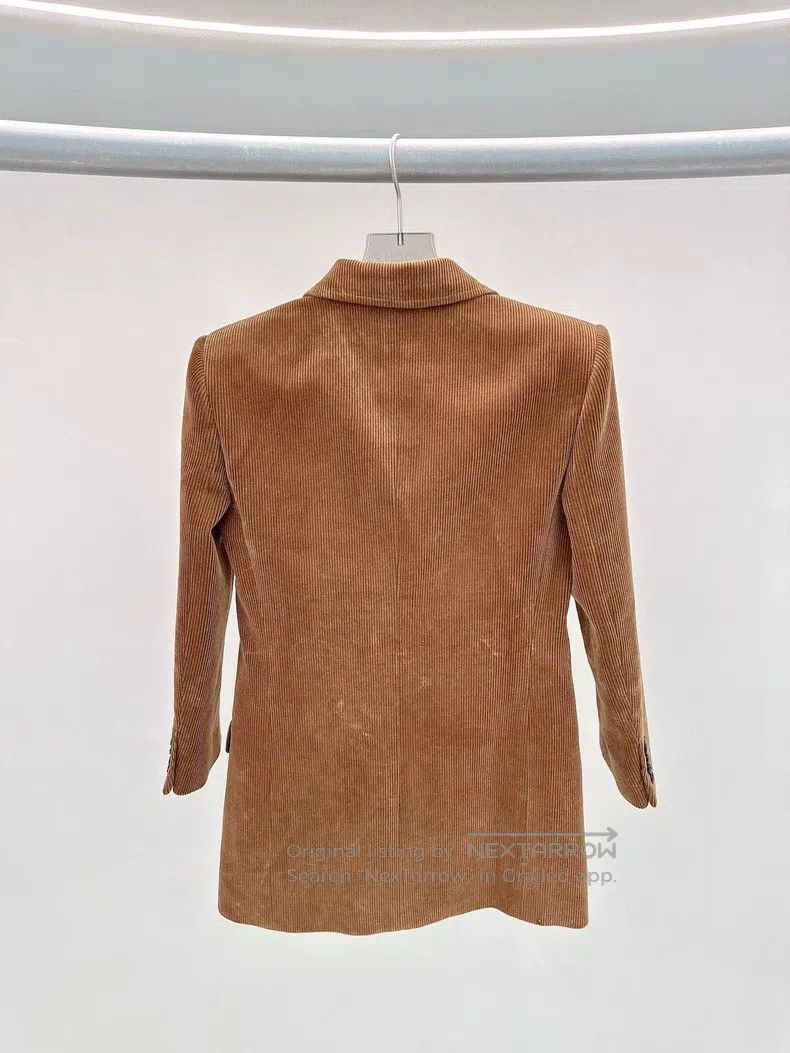 Saint Laurent Paris Saint Laurent Paris Brown Corduroy Jacket Size XXS / US 00 / IT 34 - 2 Thumbnail