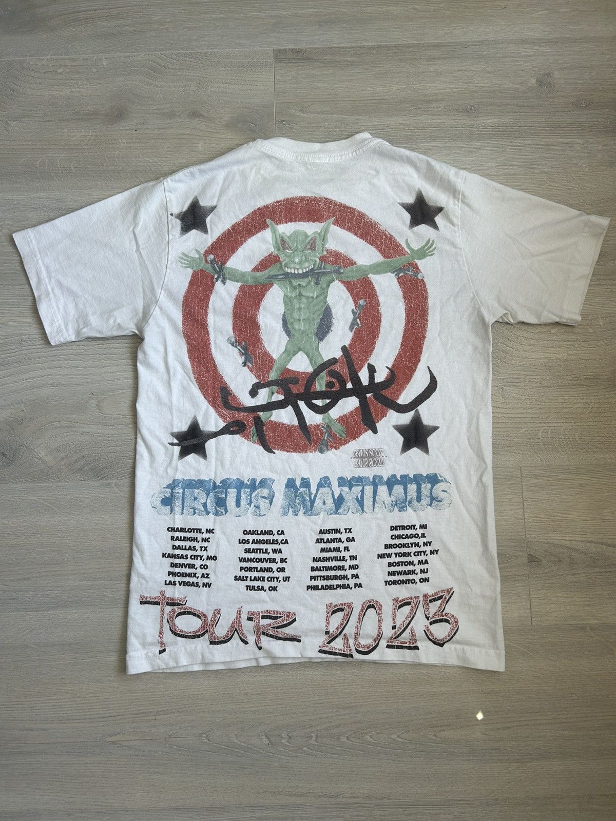 Travis Scott Travis Scott Circus Maximus Utopia Tour Tee Small Size US S / EU 44-46 / 1 - 2 Thumbnail