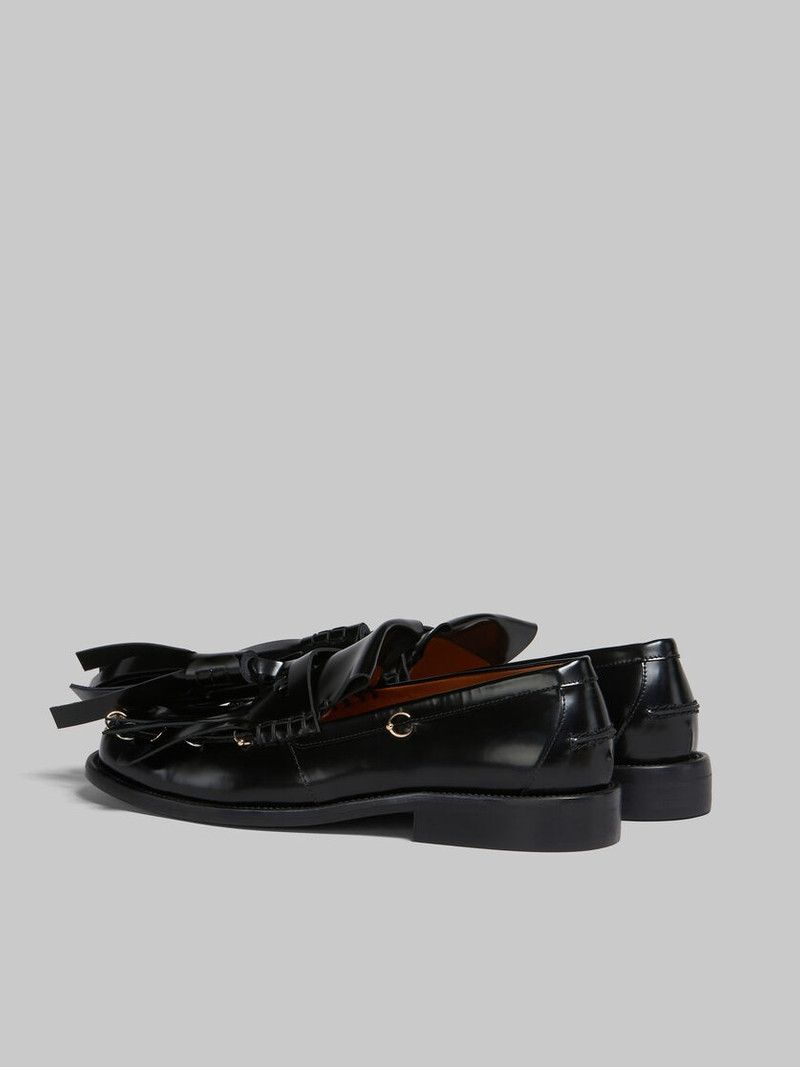 Marni o1w1db11225 Bambi Tasselled Loafers in Black Size US 9 / IT 39 - 3 Thumbnail