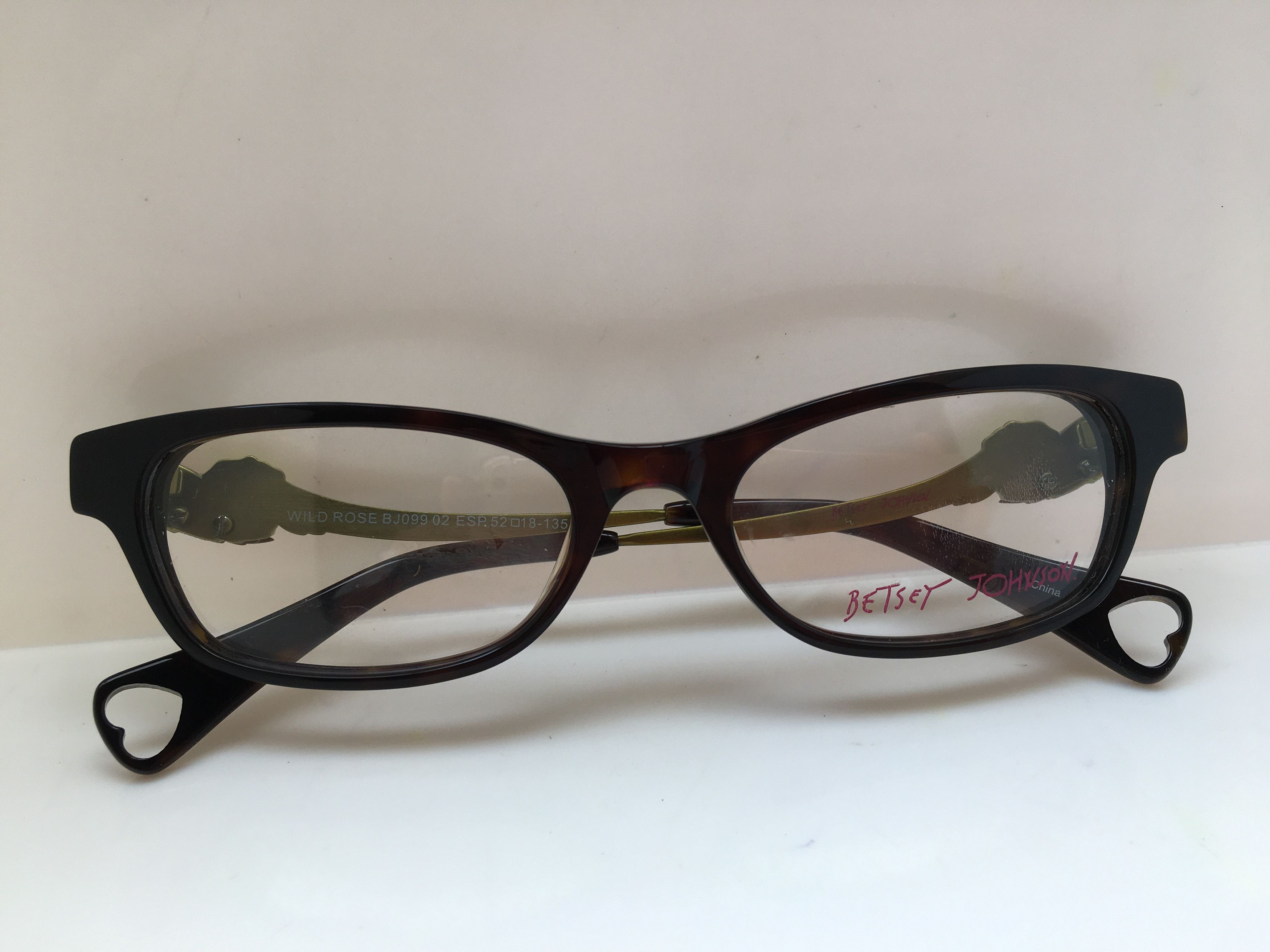 Betsey Johnson Betsey Johnson Tortoise Cat Eye Eyeglasses Frame Diva Size ONE SIZE - 6 Thumbnail