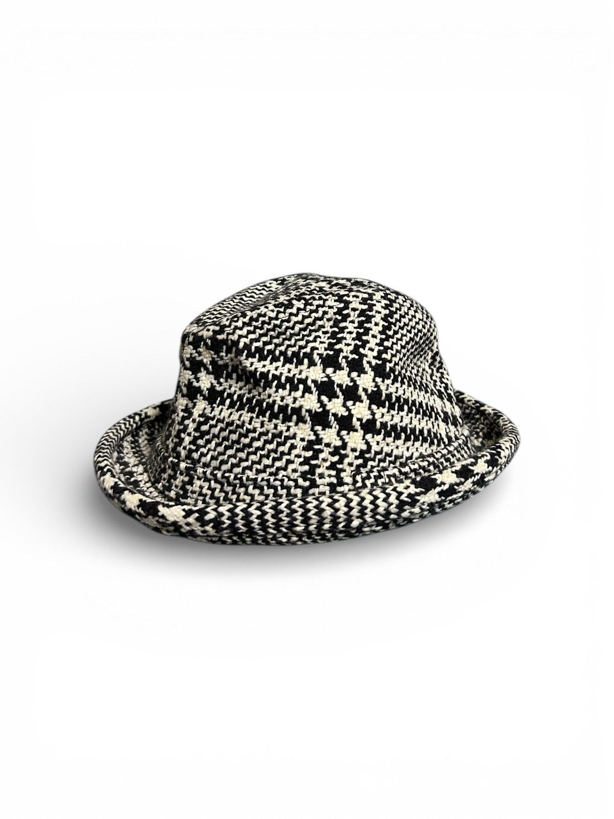 New York Hat Co. Wool Blend Houndstooth Pork Pie Hat