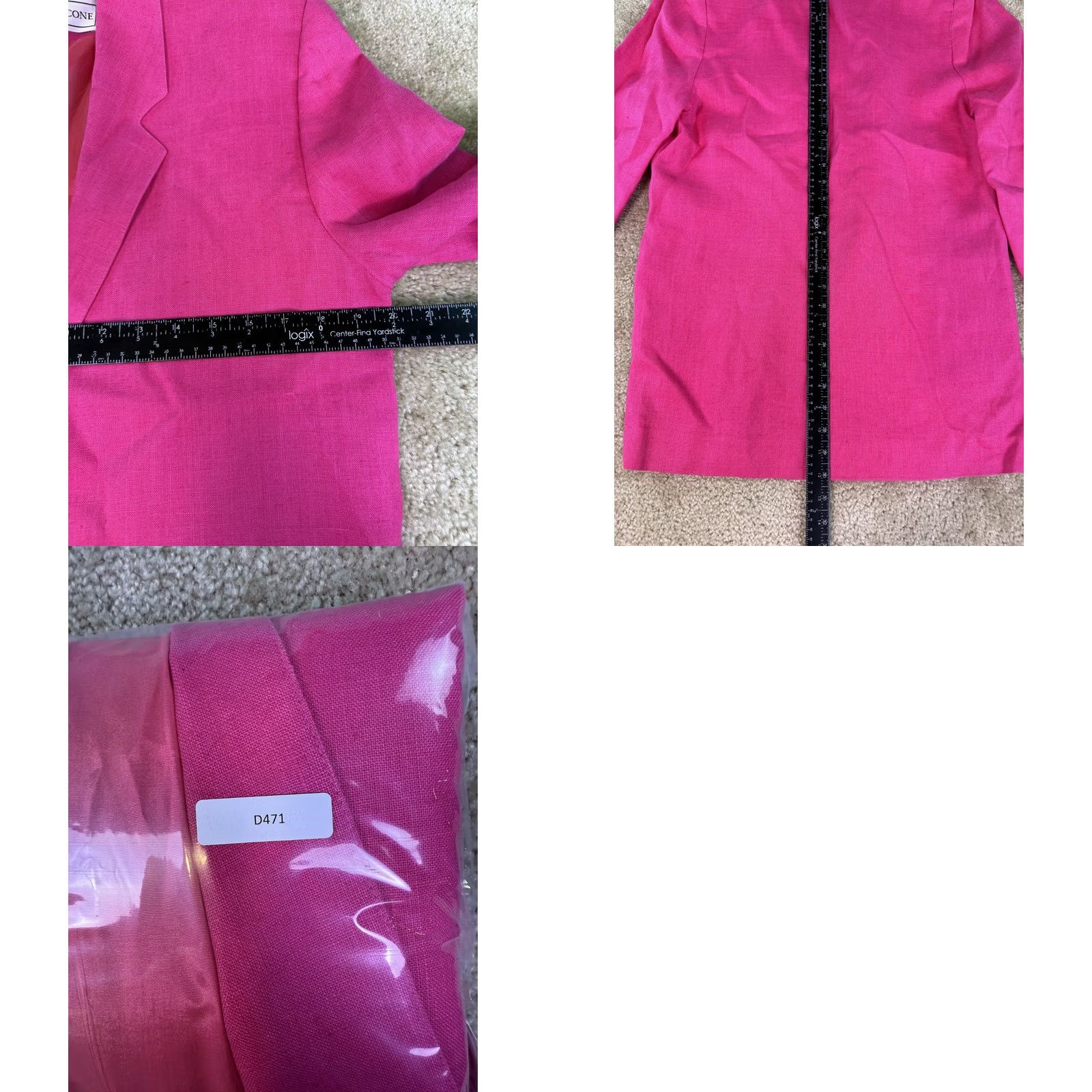 Evan Picone Evan Picone Blazer Jacket Size 4 Pink Women's Classic Career Office Pink Union D471 Size S / US 4 / IT 40 - 8 Thumbnail