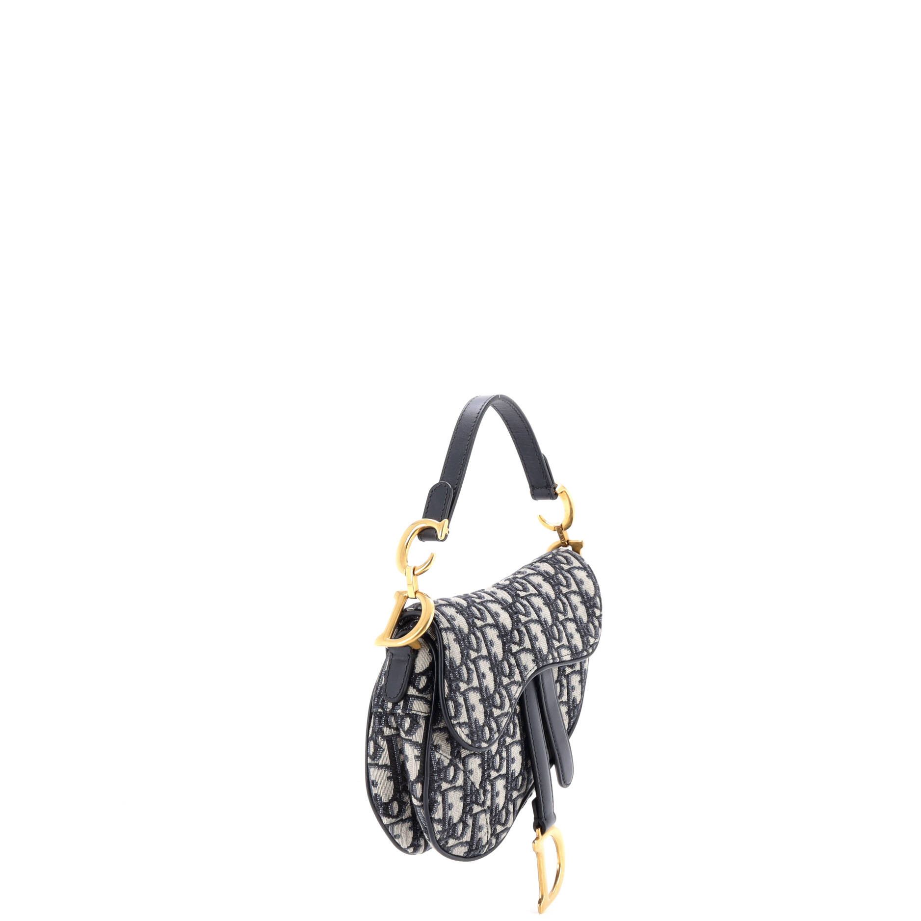 Dior Saddle Handbag Oblique Canvas Mini Size ONE SIZE - 1 Thumbnail