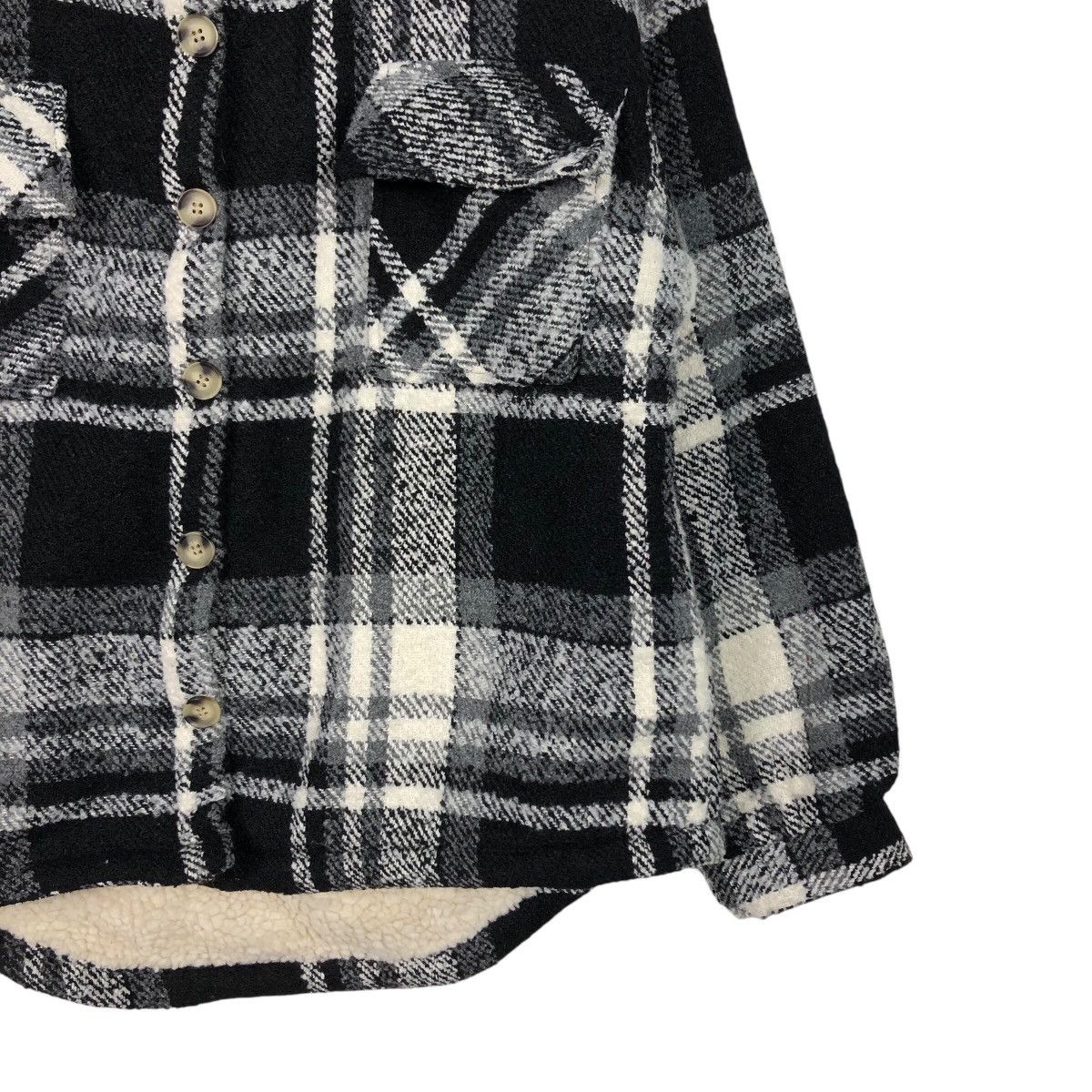 Flannel 📌Vintage Flannel Jacket Blanket Sherpa Private Pause Tartan Size US M / EU 48-50 / 2 - 6 Thumbnail