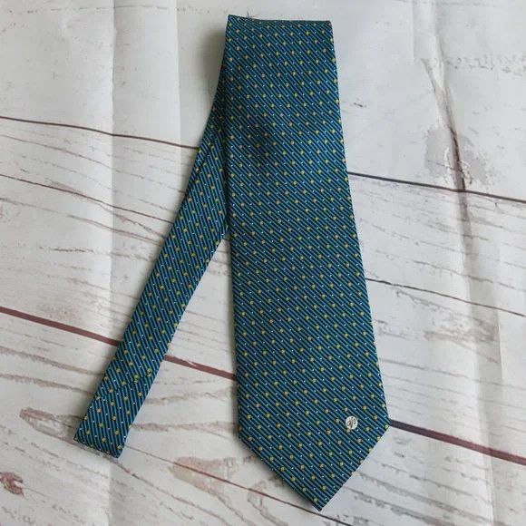 Versace Versace Handmade Classic V2 Multcolor Print Silk Neck Tie Size ONE SIZE - 3 Thumbnail