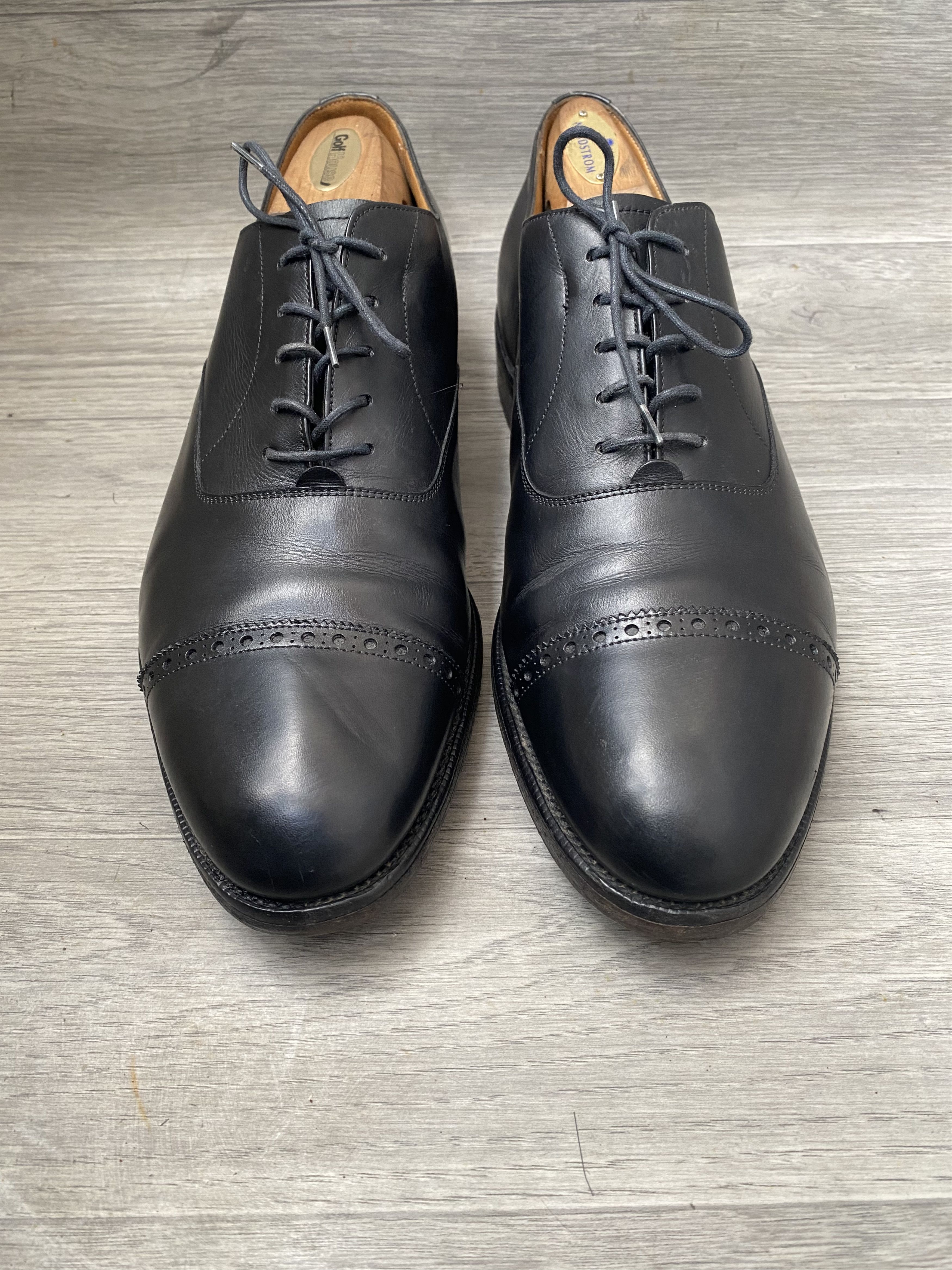 Edward Green Edward green cap-toe brouges leather shoes Size US 10 / EU 43 - 3 Thumbnail