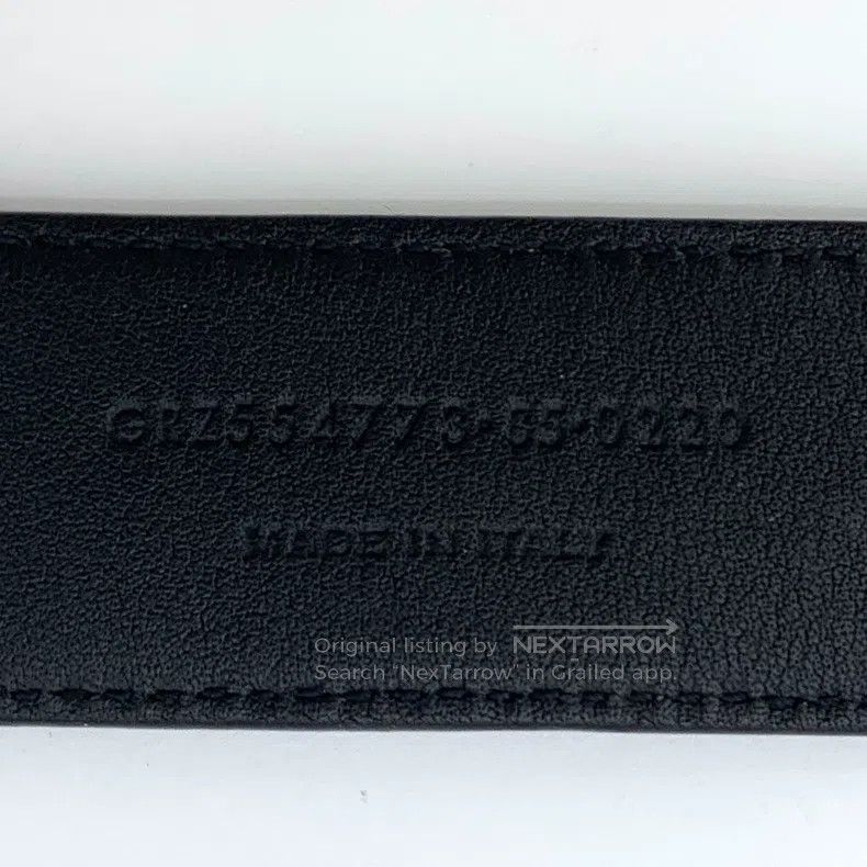 Saint Laurent Paris Saint Laurent Paris size 99.5 Black logo smooth buckle bel Size ONE SIZE - 8 Thumbnail