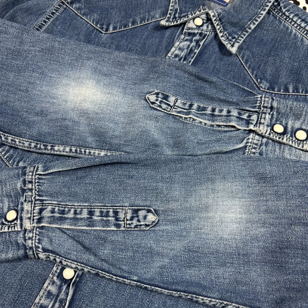 Levi's Vintage Clothing Vintage 00s Levis Red Tab Denim Shirts Retro Casual Style Size M / US 6-8 / IT 42-44 - 14 Thumbnail