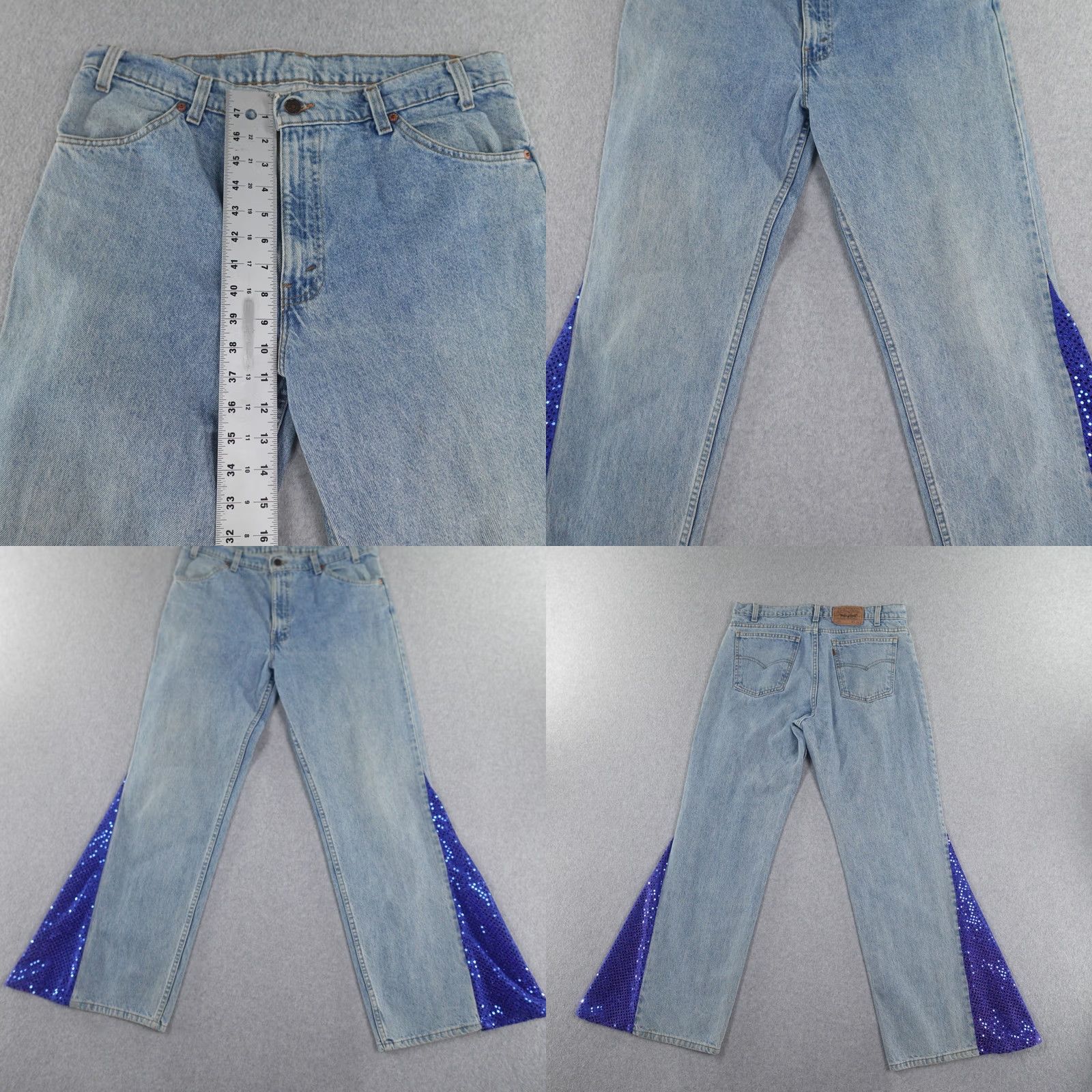 Levi's VINTAGE Levi's 506 Jeans Regular Straight 36 (36x32) Blue Denim 5-Pocket Men Mens Jeans 90s Theme Size US 36 / EU 52 - 9 Thumbnail