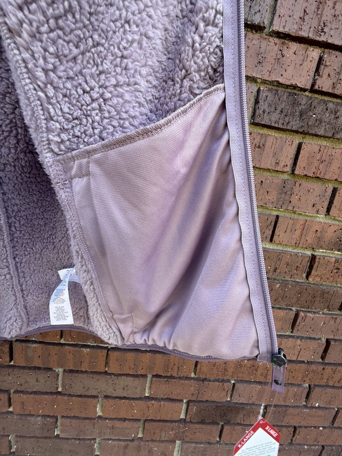 Free Country Free Country Plush Vest Full Zip Soft Sherpa Lavender Size XL / US 12-14 / IT 48-50 - 7 Thumbnail