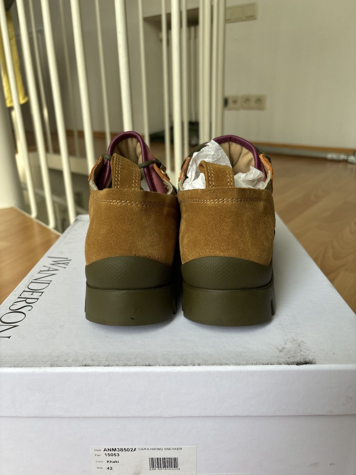 JW Anderson Calf Grain Hiking Sneaker Size US 9 / EU 42 - 8 Thumbnail