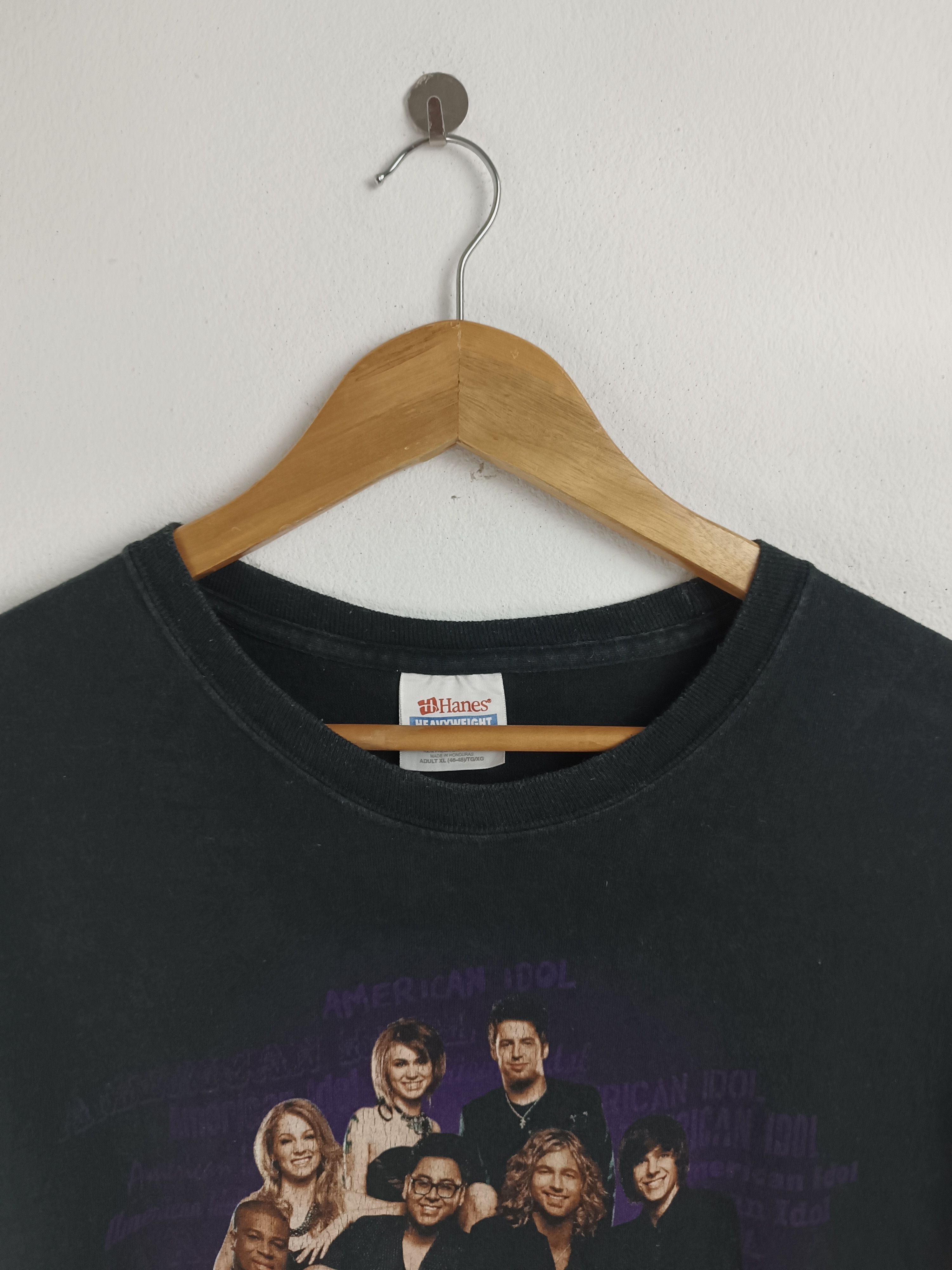 Rap Tees VINTAGE 2010 AMERICAN IDOL LIVE TOUR TS kelly clarkson aiken Size US XL / EU 56 / 4 - 7 Thumbnail