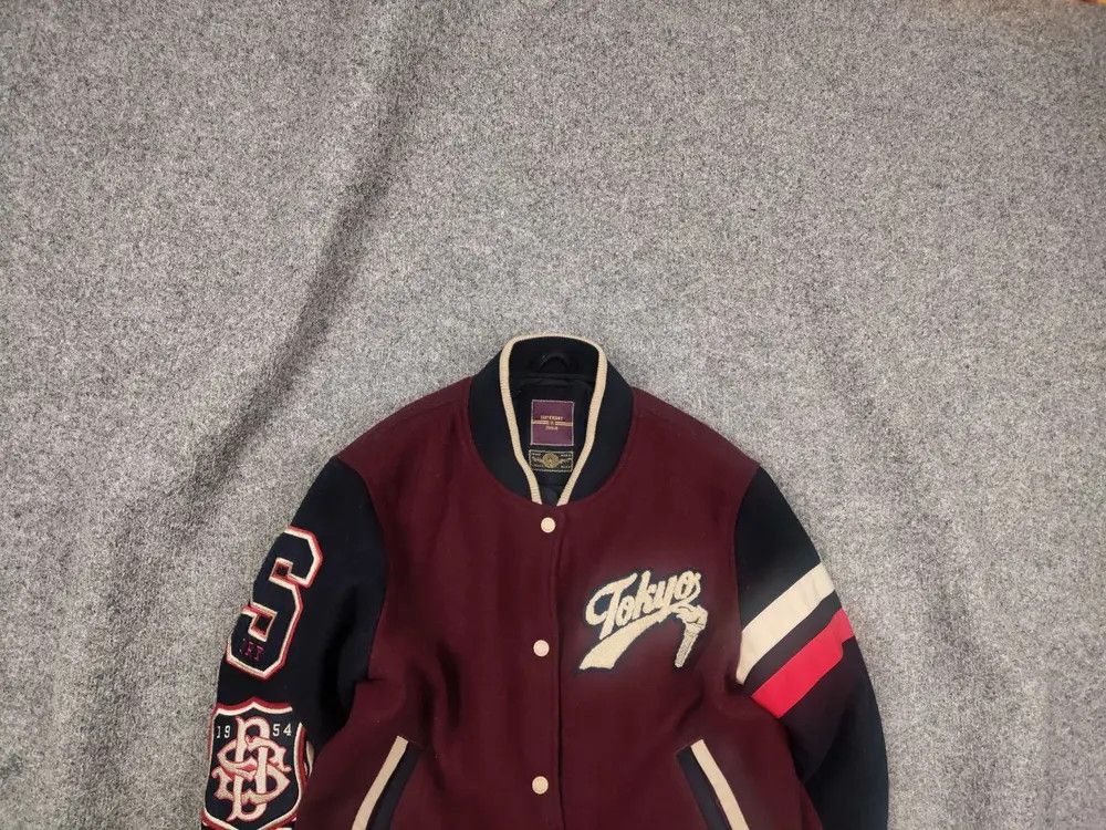 Japanese Brand Superdry Vintage Japan Varsity letterman bomber Wool Jacket Size M / US 6-8 / IT 42-44 - 1 Thumbnail