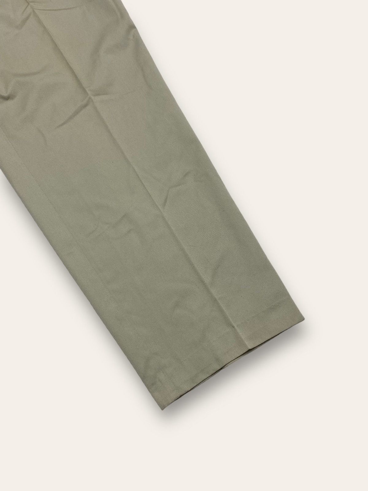 Lacoste 90s Vintage LACOSTE Chemise Beige Baggy Oversize Wide Pants Size US 35 - 2 Thumbnail