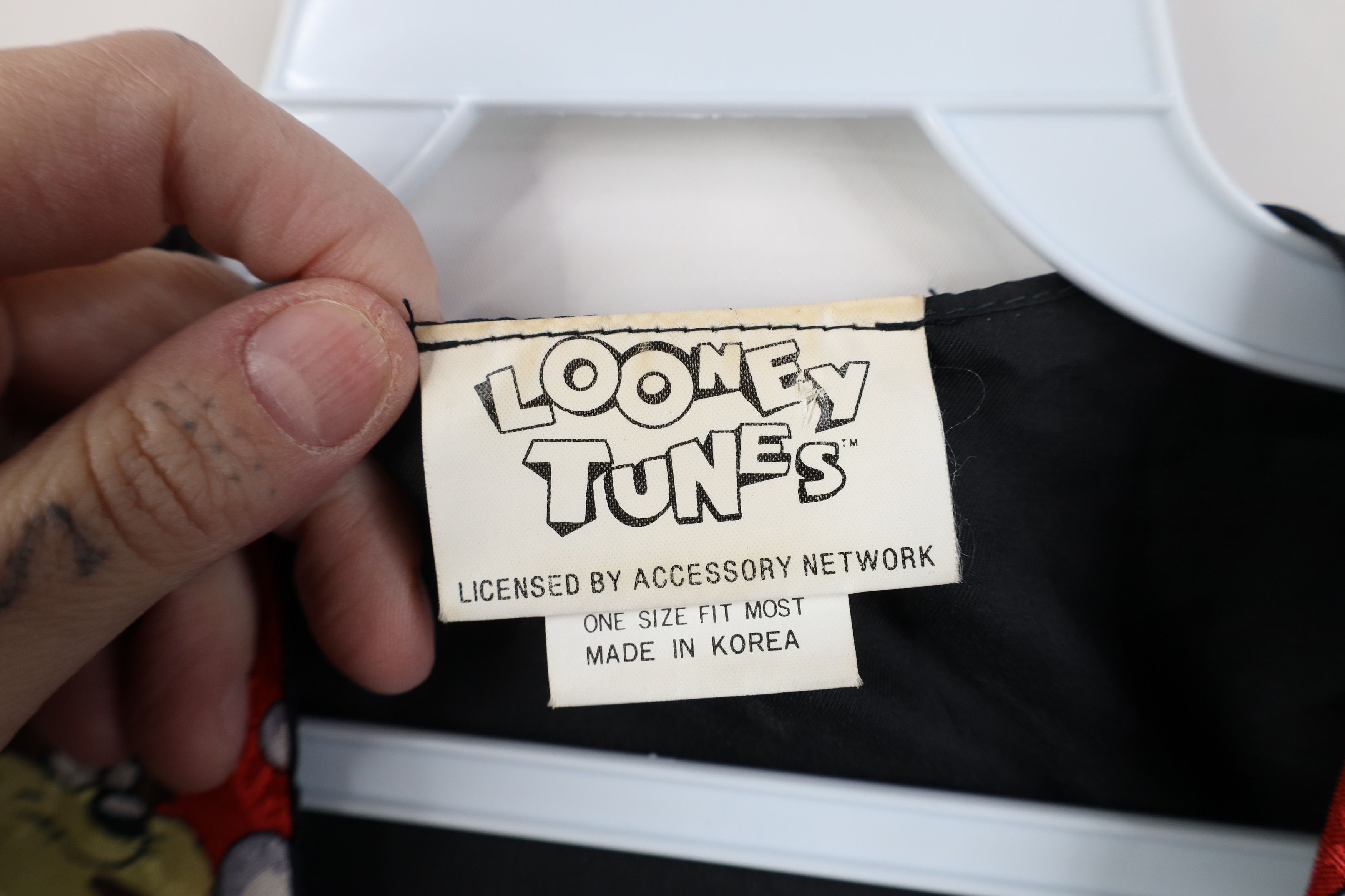Vintage Vintage 90s Looney Tunes Hollywood Movie Tie Vest Jacket Size ONE SIZE - 7 Thumbnail