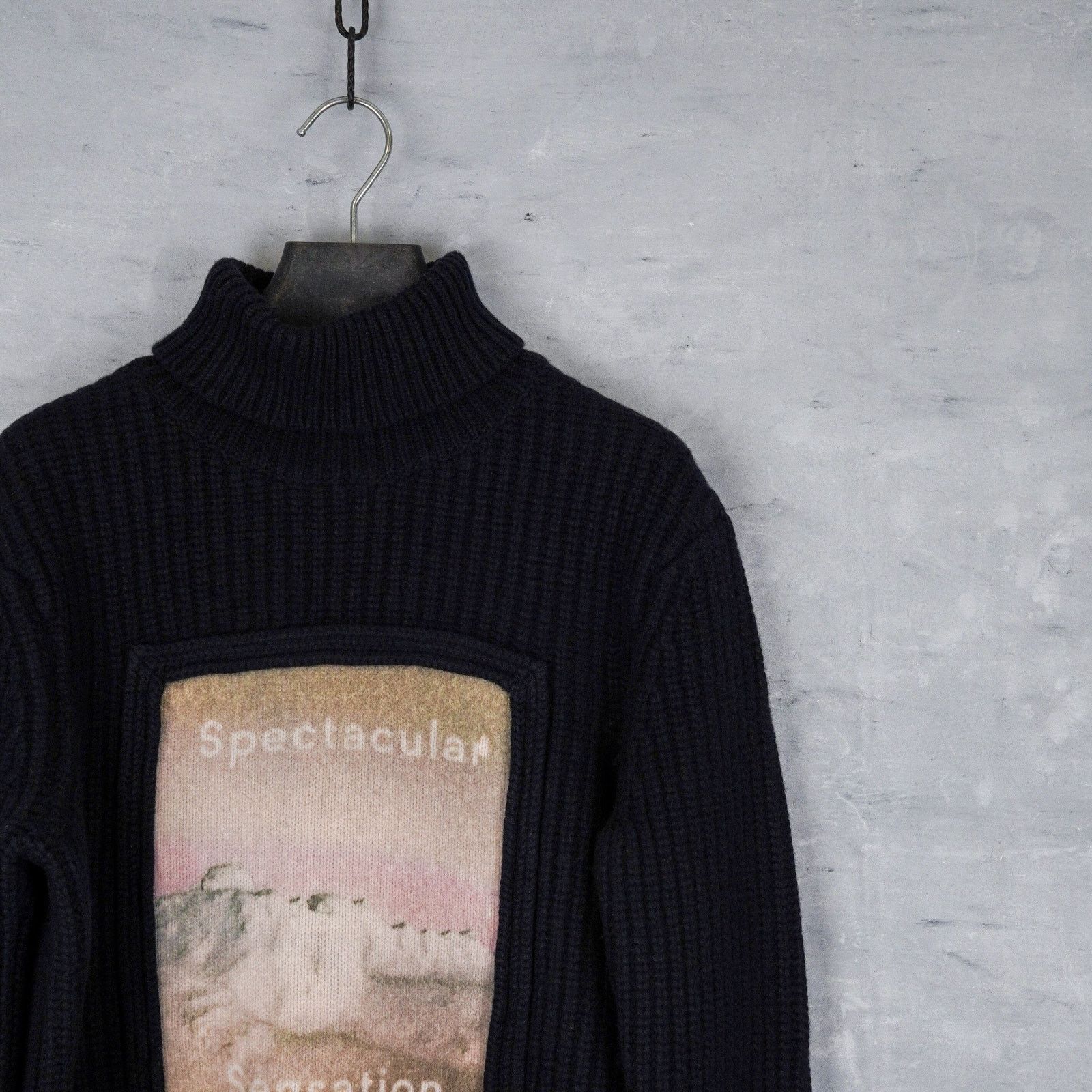 Acne Studios Acne studios black wool knit spectacular sensation sweater Size S / US 4 / IT 40 - 2 Thumbnail