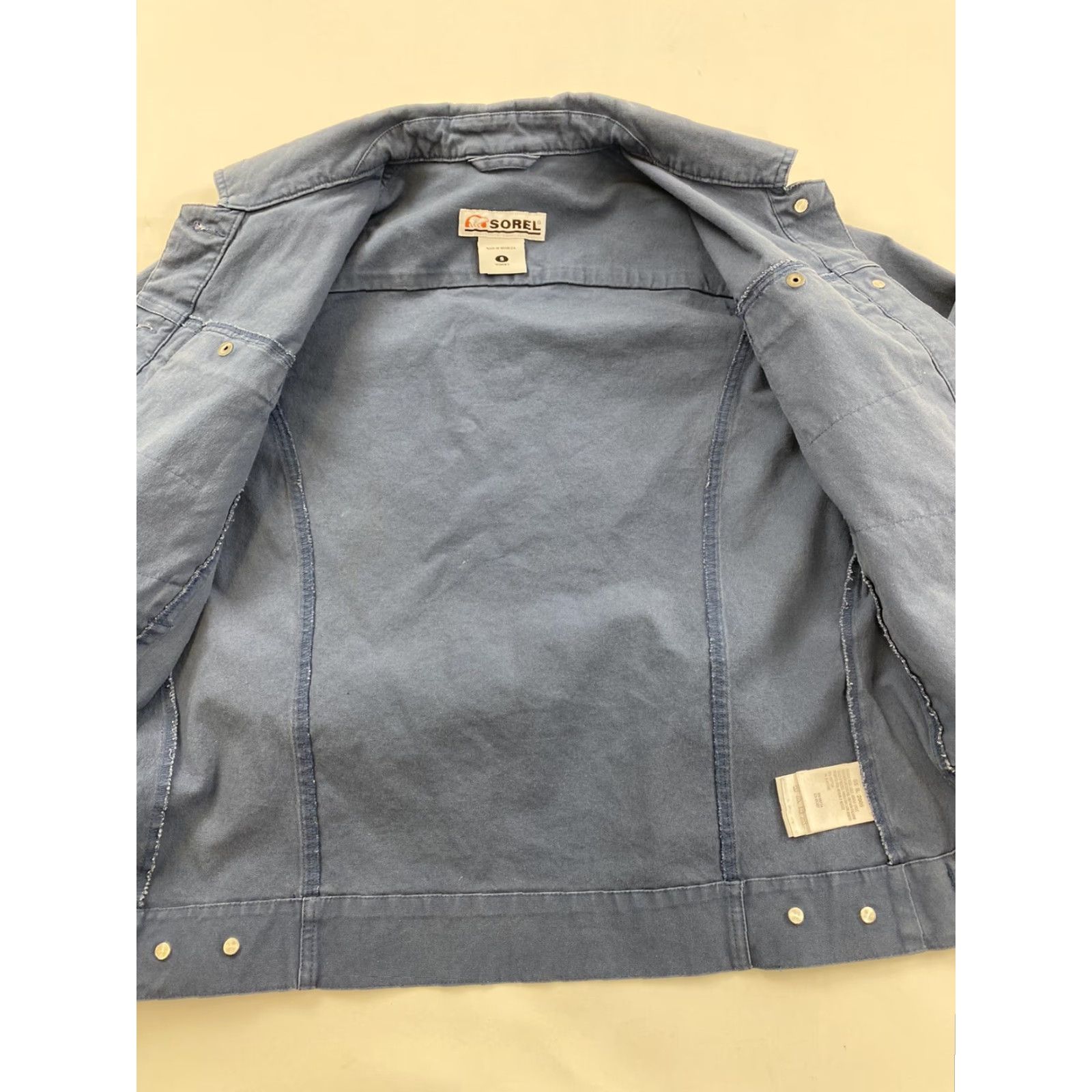 SOREL Sorel Jacket Womens Small Blue Light Weight Canvas Size S / US 4 / IT 40 - 5 Thumbnail