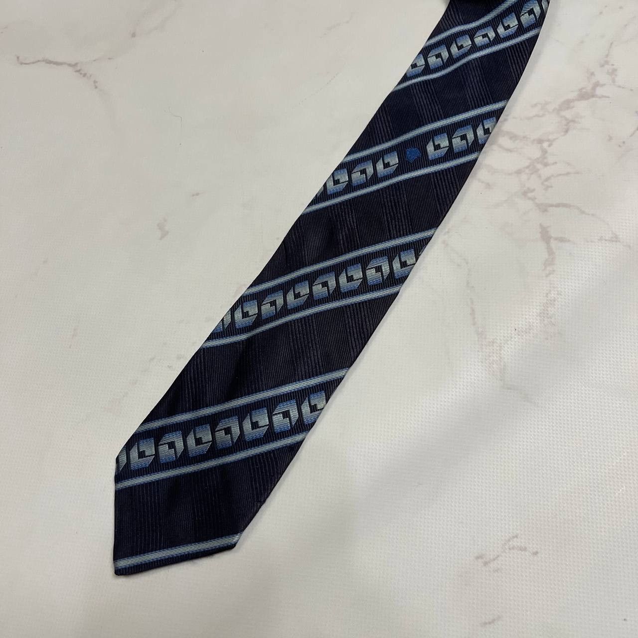 Versace Versace Vintage 90s Tie Silk Logo Size ONE SIZE - 3 Thumbnail