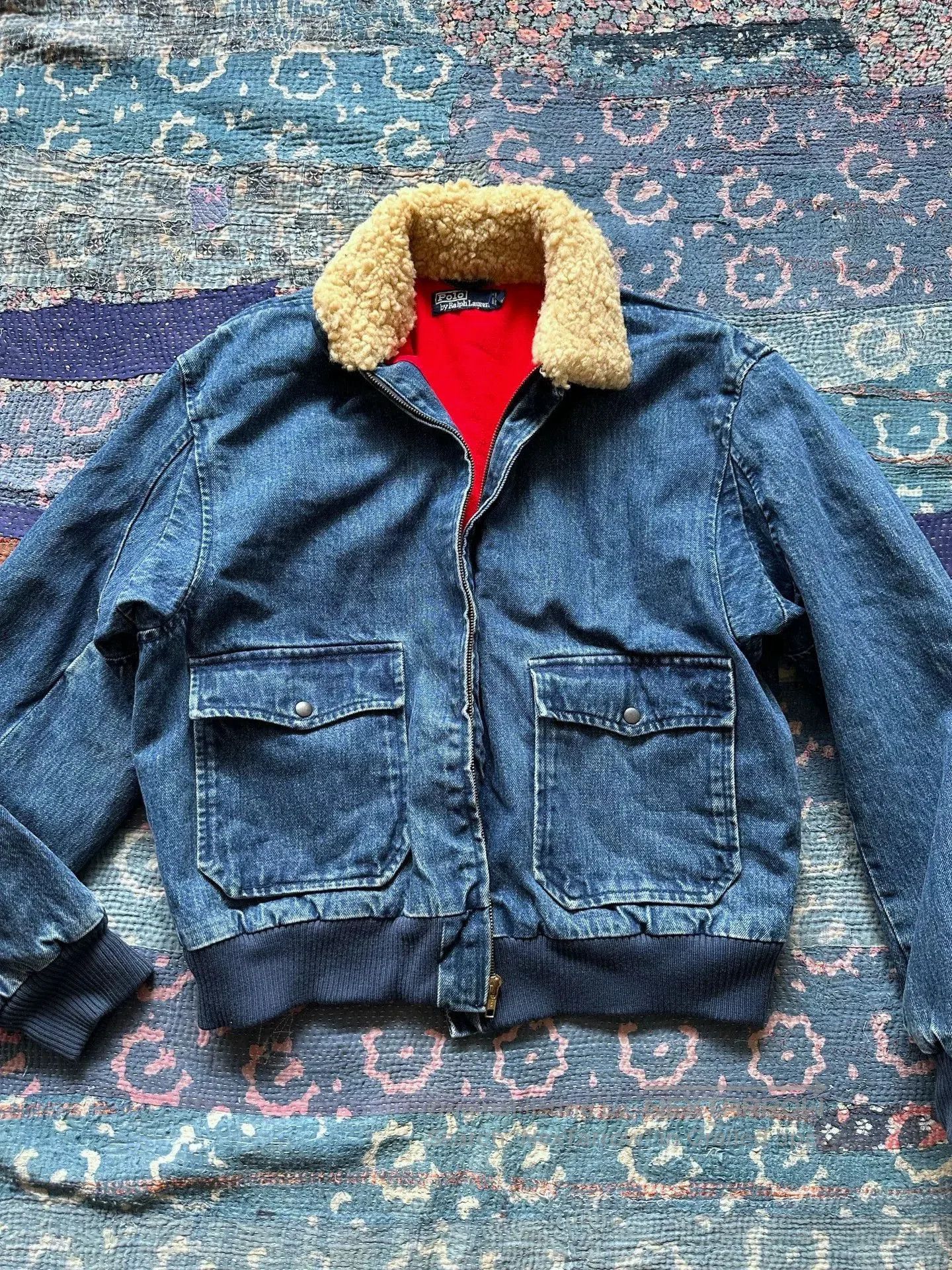 Polo Ralph Lauren Polo Ralph Lauren Vintage Wool Blend Denim. Size US M / EU 48-50 / 2 - 1 Thumbnail