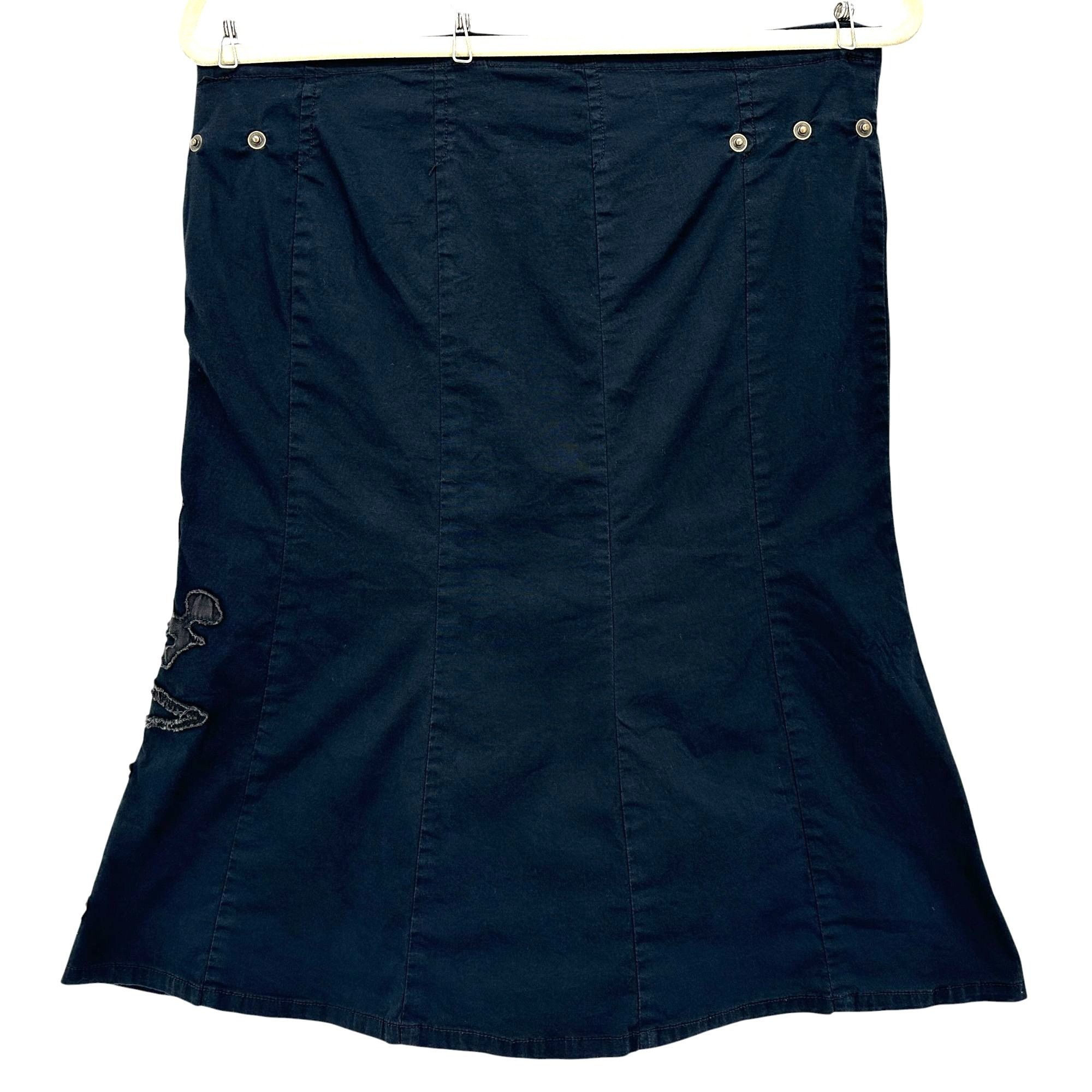 GSUS Sindustries GSUS Sindustries Womens Small Skirt A-Line Black Gothic Emo Size 30" / US 8 / IT 44 - 4 Thumbnail