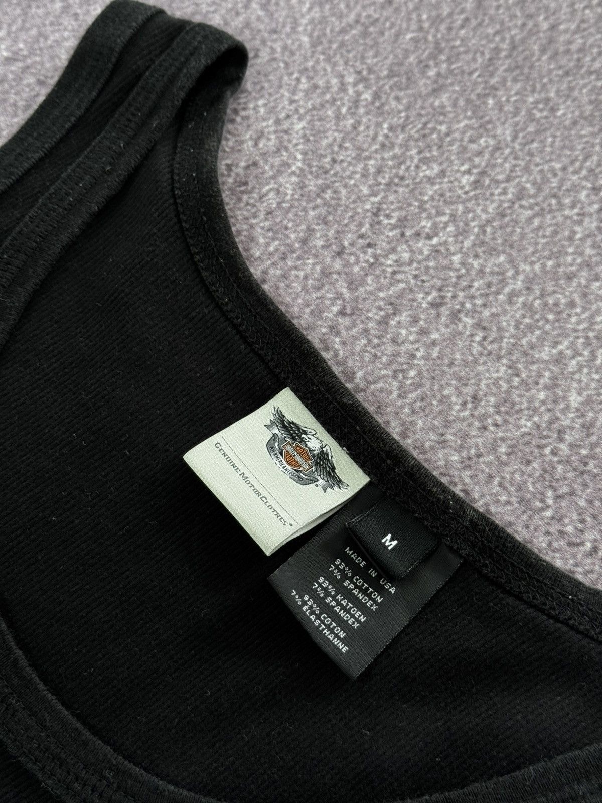 Harley Davidson 00’s Harley Davidson Y2K Printed Grunge Tank Top Size M / US 6-8 / IT 42-44 - 9 Thumbnail