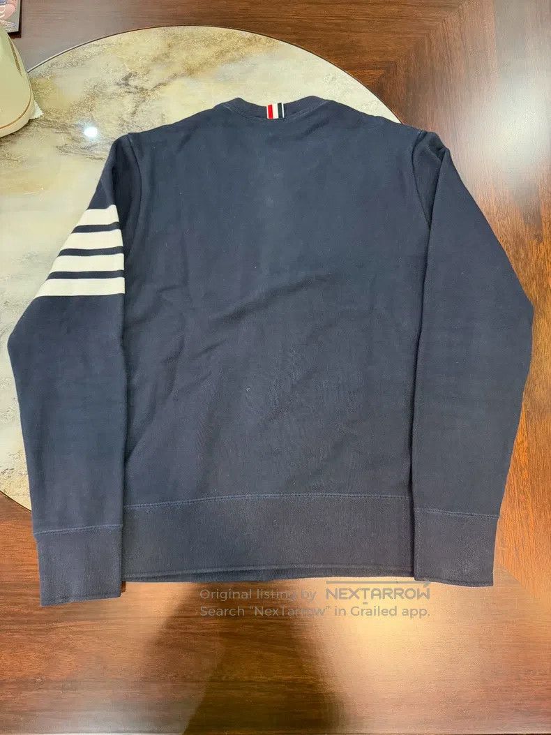 Thom Browne Thom Browne Knit Sweatshirt Blue Size US L / EU 52-54 / 3 - 2 Thumbnail