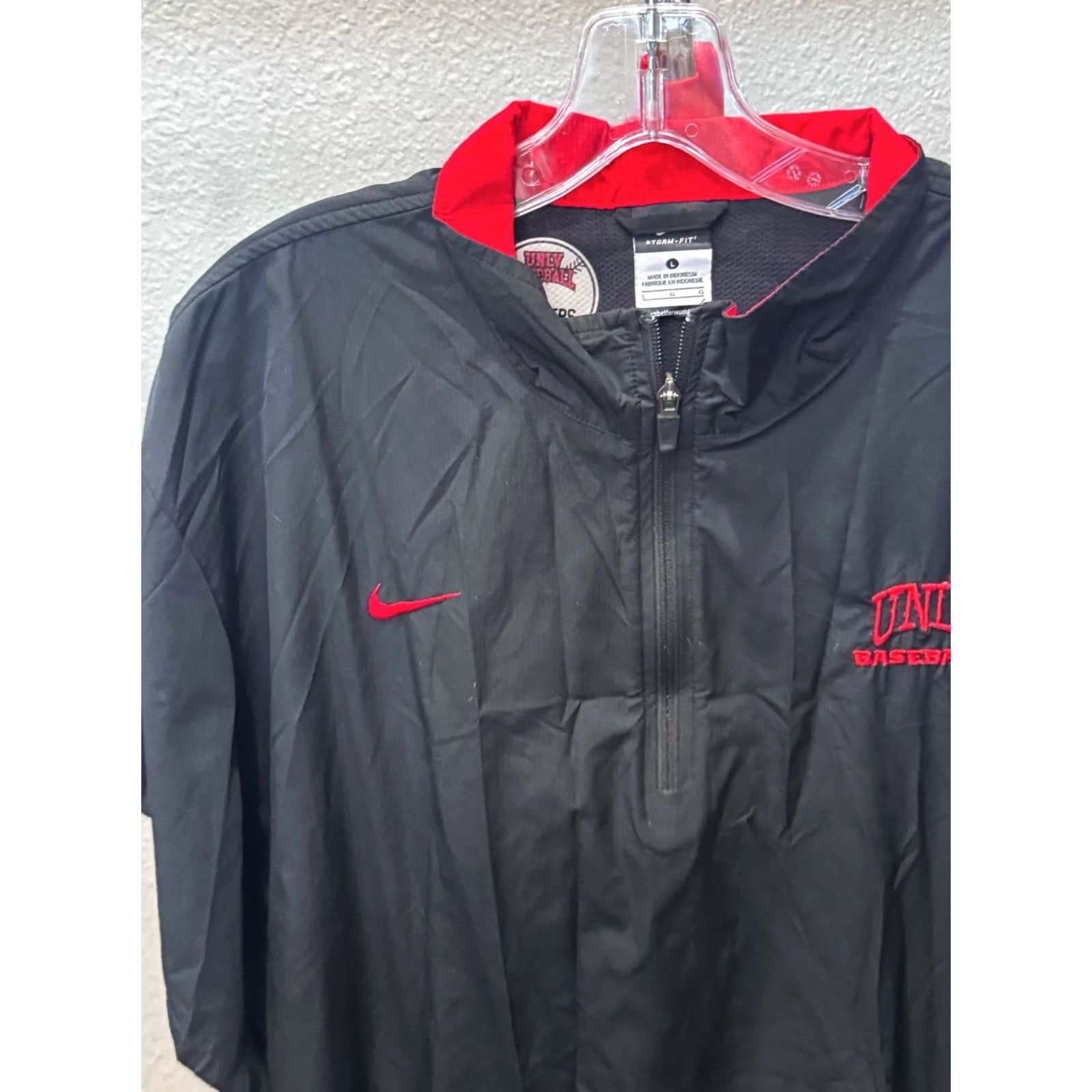 Nike Nike UNLV Baseball Chambers Windbreaker SWEATER Large L Shirt Mens Size US L / EU 52-54 / 3 - 3 Thumbnail