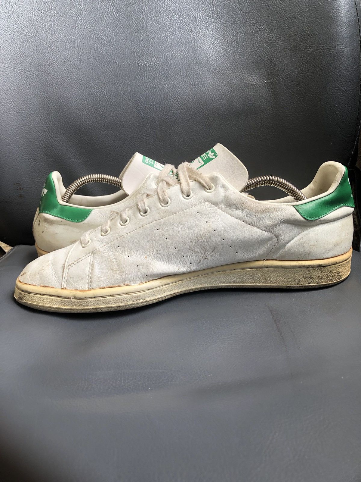 Adidas VTG 90’s ADIDAS Stan Smith White Men’s Sneakers Sz US 12.5 Size US 12.5 / EU 45-46 - 6 Thumbnail