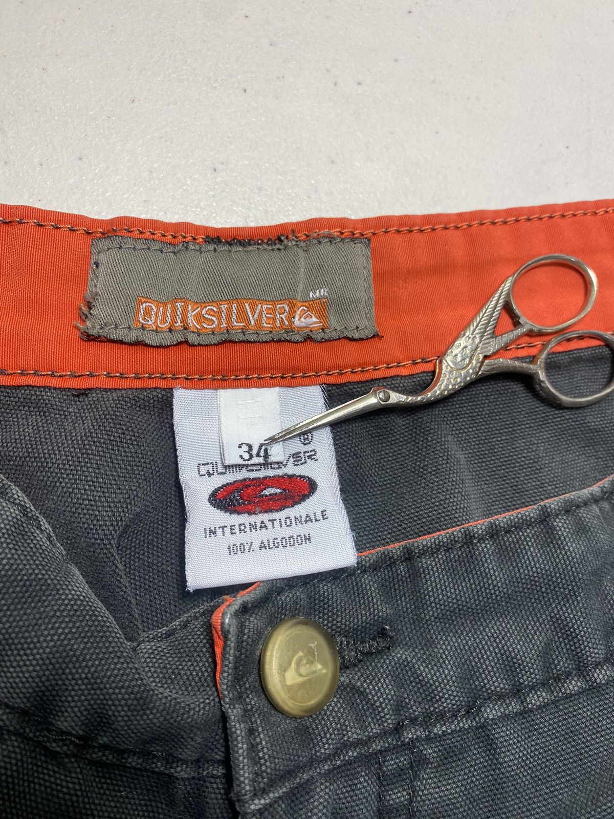 Quiksilver Quiksilver Y2K Cargo Shorts Size US 34 / EU 50 - 3 Thumbnail