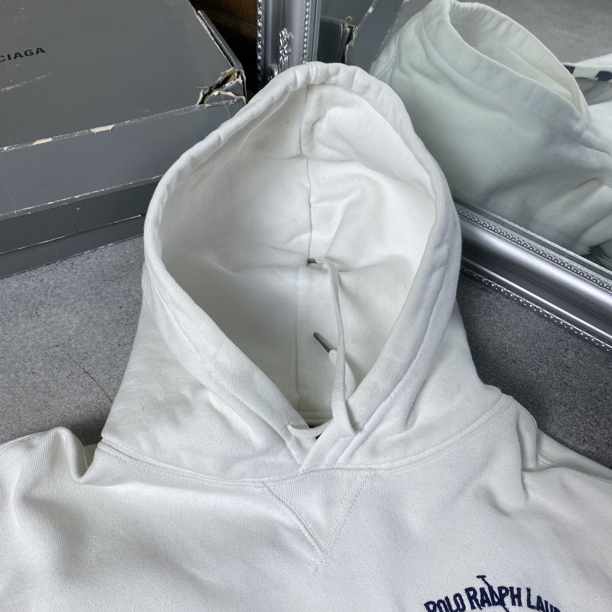 Polo Ralph Lauren Vintage Polo Ralph Lauren Hoodie Big Pony Number 3 Size XL Size US XL / EU 56 / 4 - 4 Thumbnail