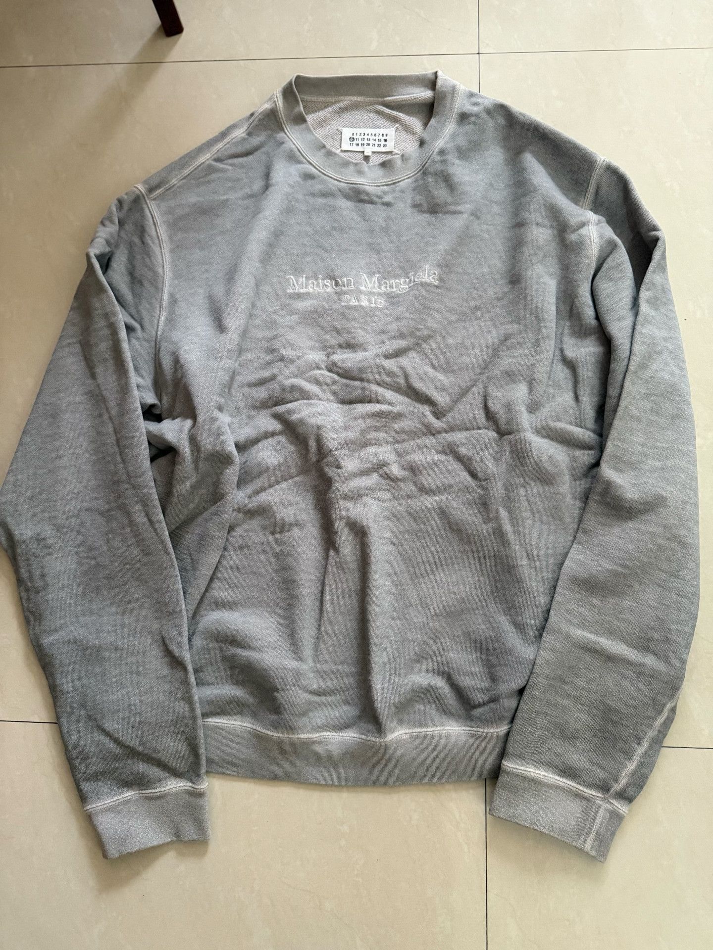 Maison Margiela Maison Margiela Washed Logo Sweatshirt Size US M / EU 48-50 / 2 - 1 Thumbnail