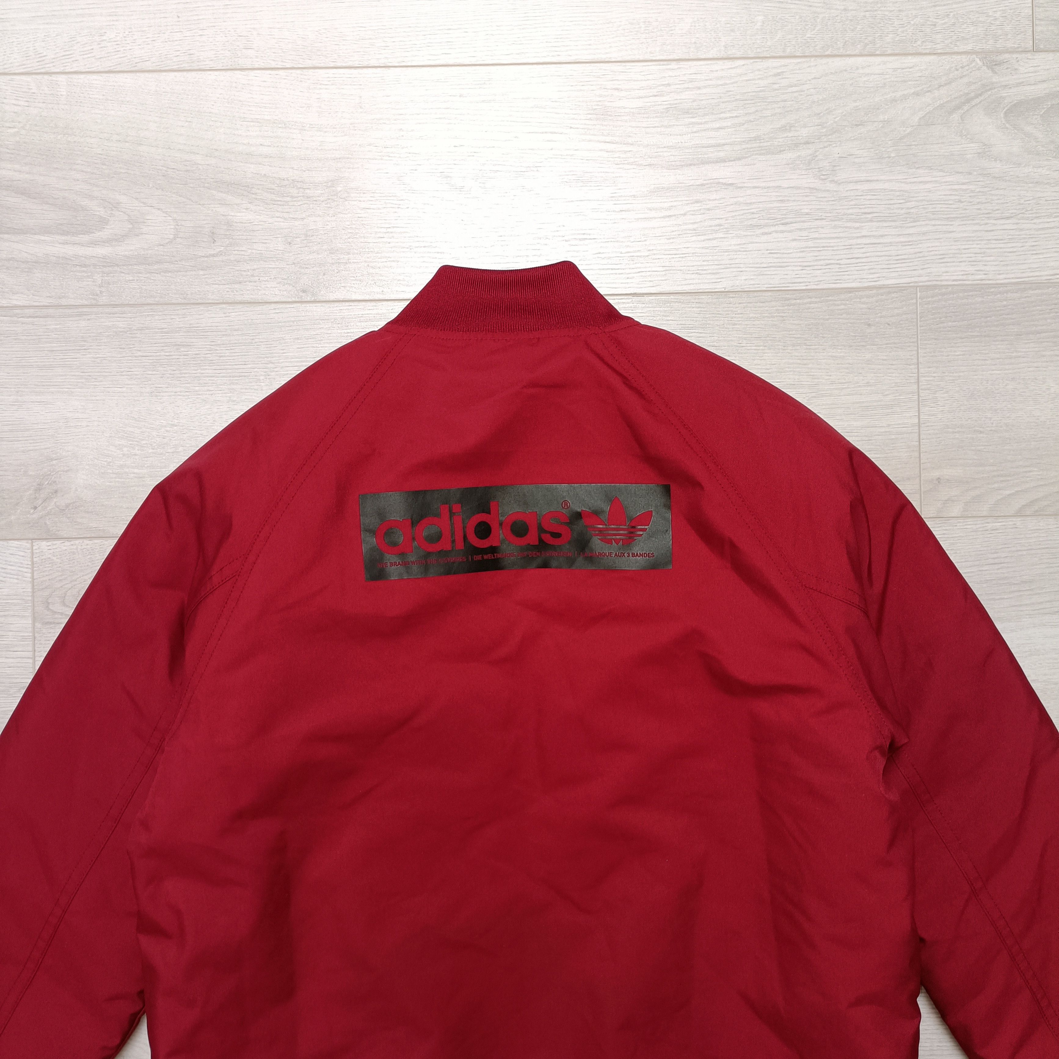 Adidas Men's Red Full Zip Varsity Jacket Size US S / EU 44-46 / 1 - 5 Thumbnail