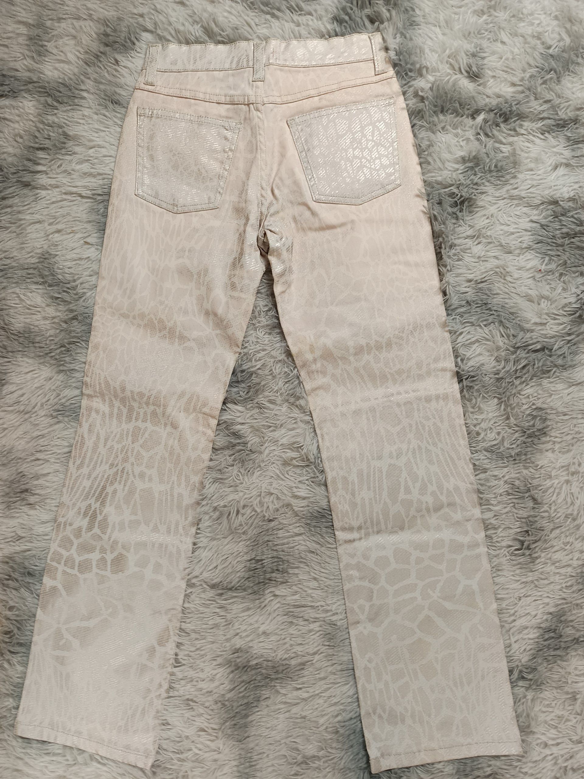 Roberto Cavalli Roberto Cavalli Angels Giraffe Print Metallic Shimmer Size 27" / US 4 / IT 40 - 2 Thumbnail
