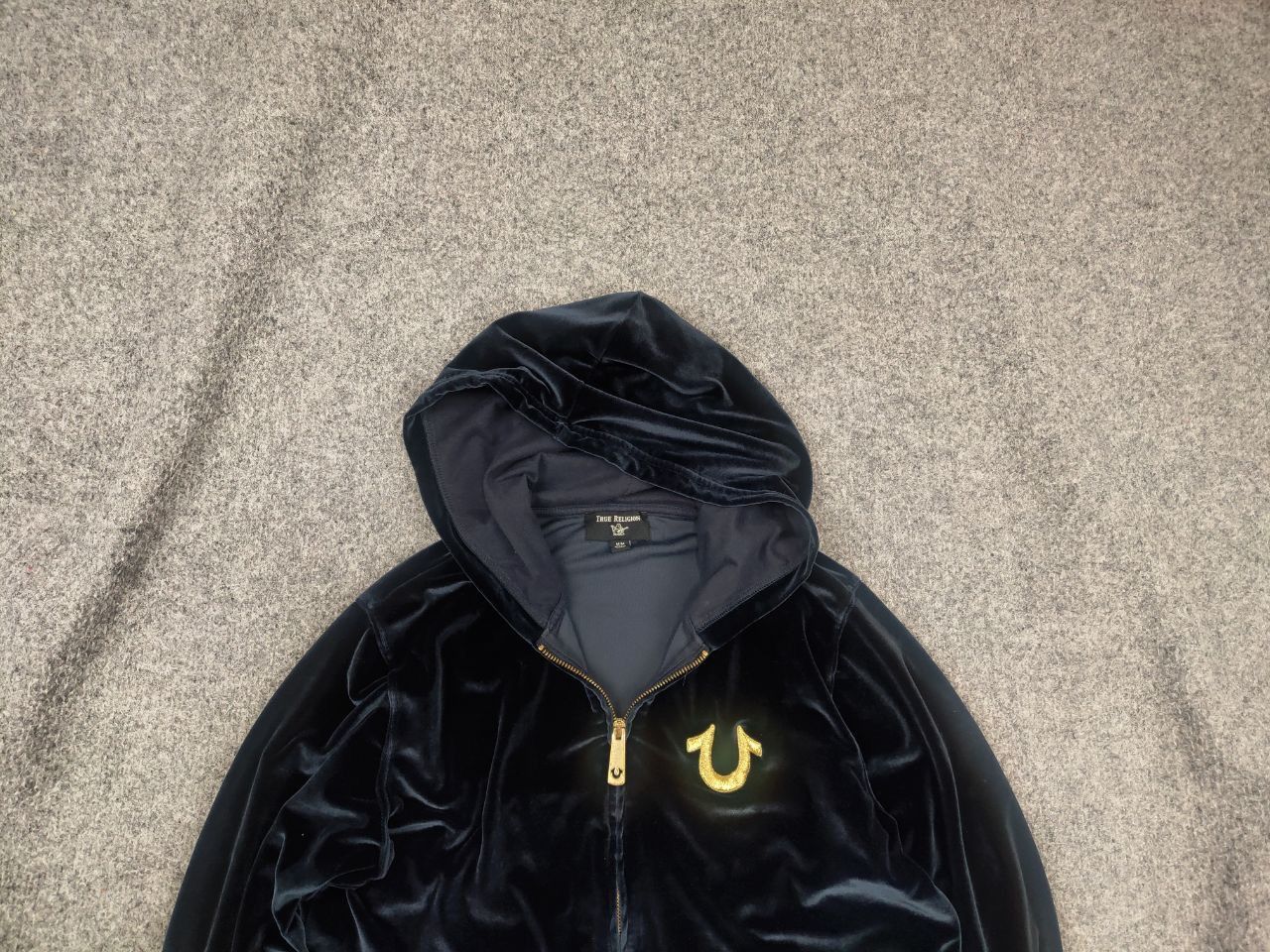 True Religion True Religion Vintage Velour HG Zip Hoodie Y2K Supreme Style Size US M / EU 48-50 / 2 - 2 Thumbnail
