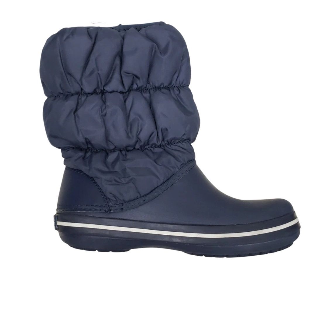 Crocs Crocs Winter Puff Boots 14614 Nylon Textile Navy/White 6 Size US 6 / IT 36 - 3 Thumbnail