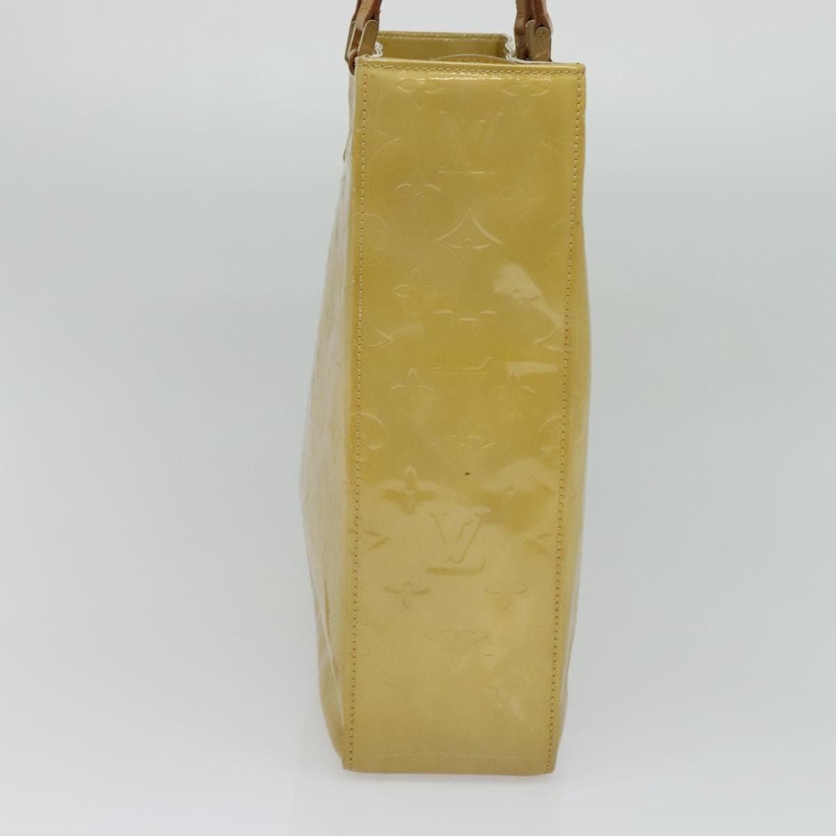 Louis Vuitton LOUIS VUITTON Monogram Vernis Columbus Tote Bag Beige M91023 Size ONE SIZE - 5 Thumbnail