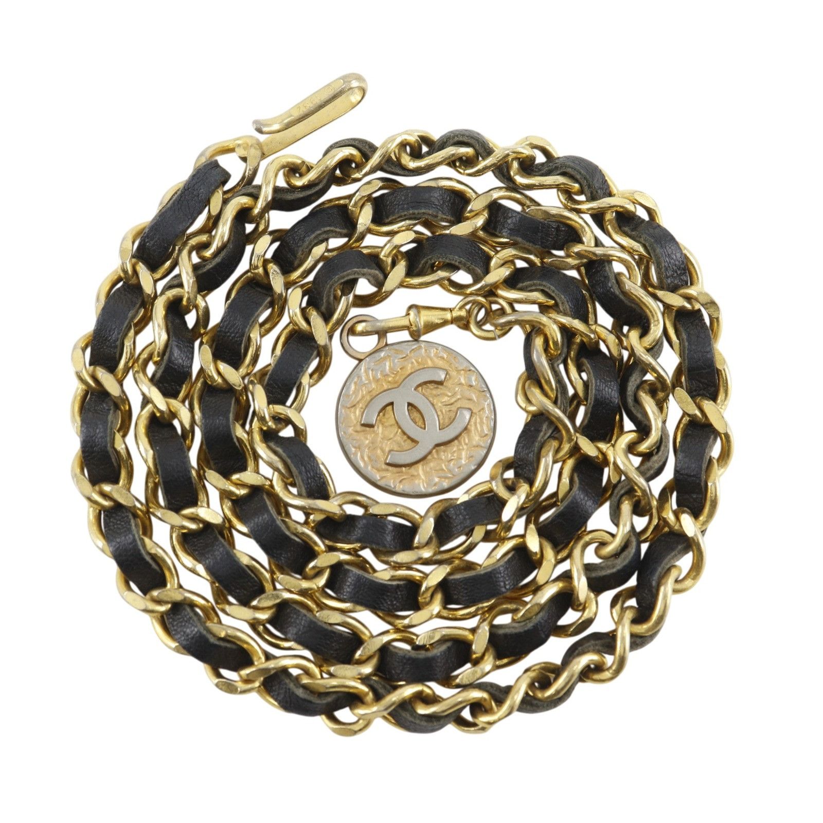 Chanel Chanel Chanel Coco Mark Leather Belt Leather Belt DUTY FREE for USA Size ONE SIZE - 1 Thumbnail