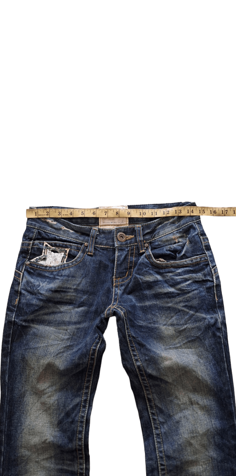 Designer × Japanese Brand Japanese Brand Lolita Flared Whiskered Jeans Size US 26 / EU 42 - 13 Thumbnail