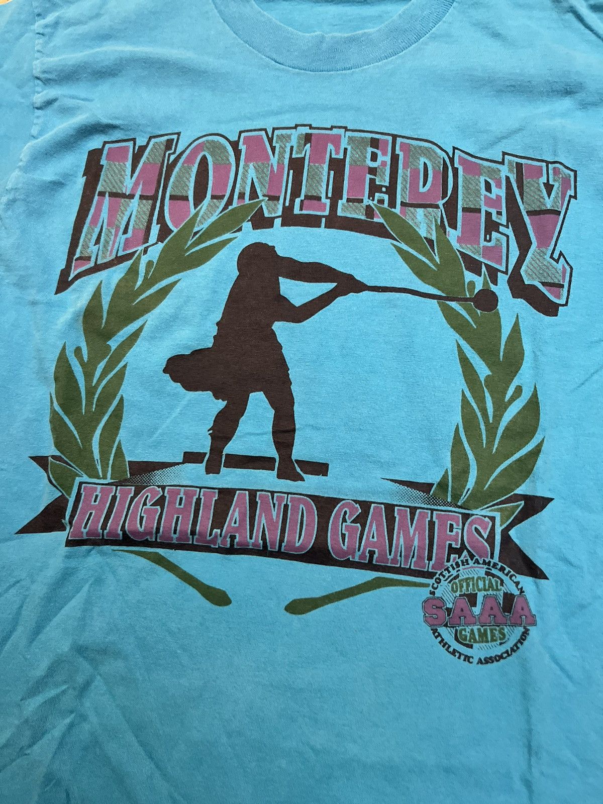 Vintage × basketcase gallery Vintage 80s Monterey Highland Games Single Stitch Size US M / EU 48-50 / 2 - 2 Thumbnail