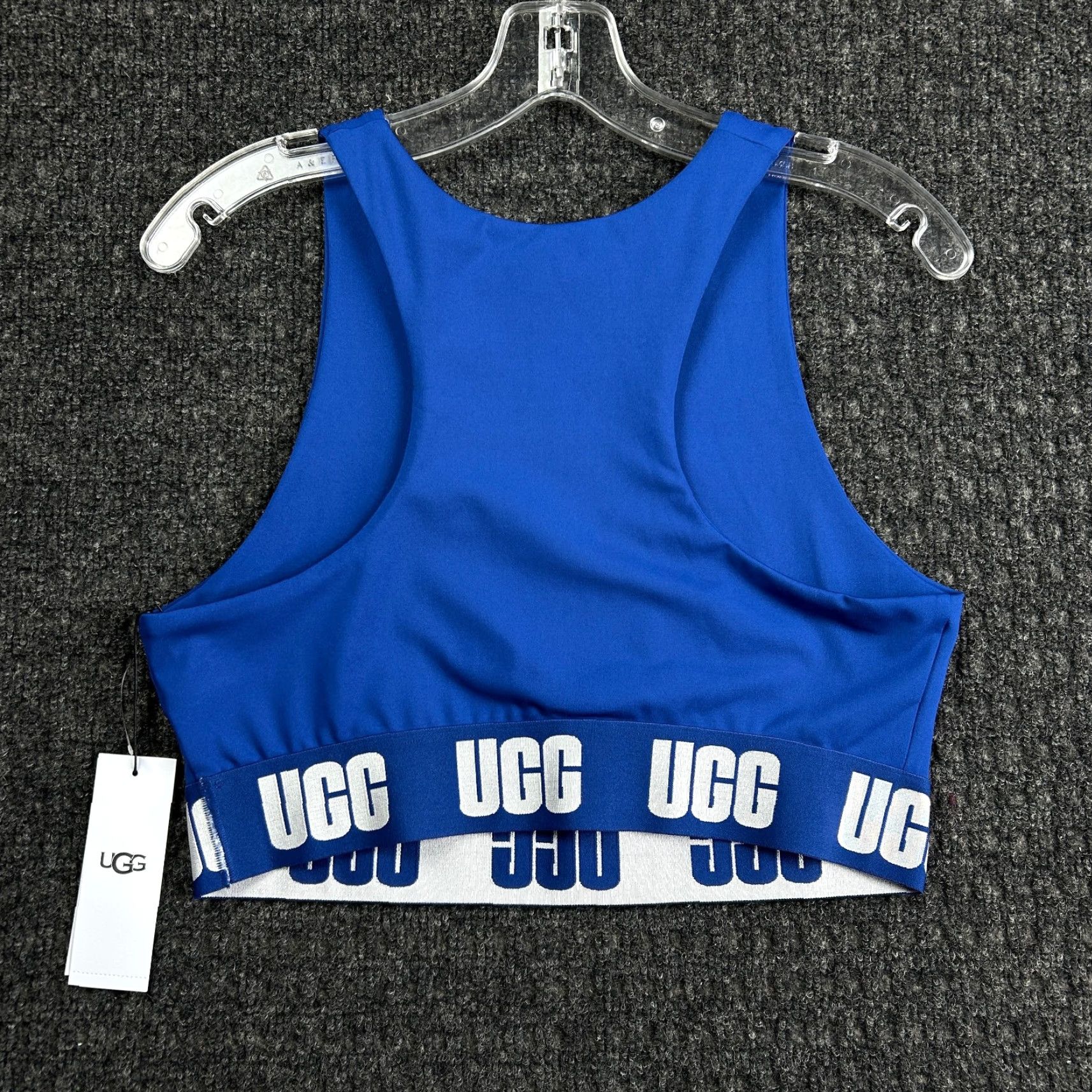 Ugg UGG Sports Bra Bralette Wilmina Logo M Blue Womens Athleticwear Ogg? Size ONE SIZE - 4 Thumbnail