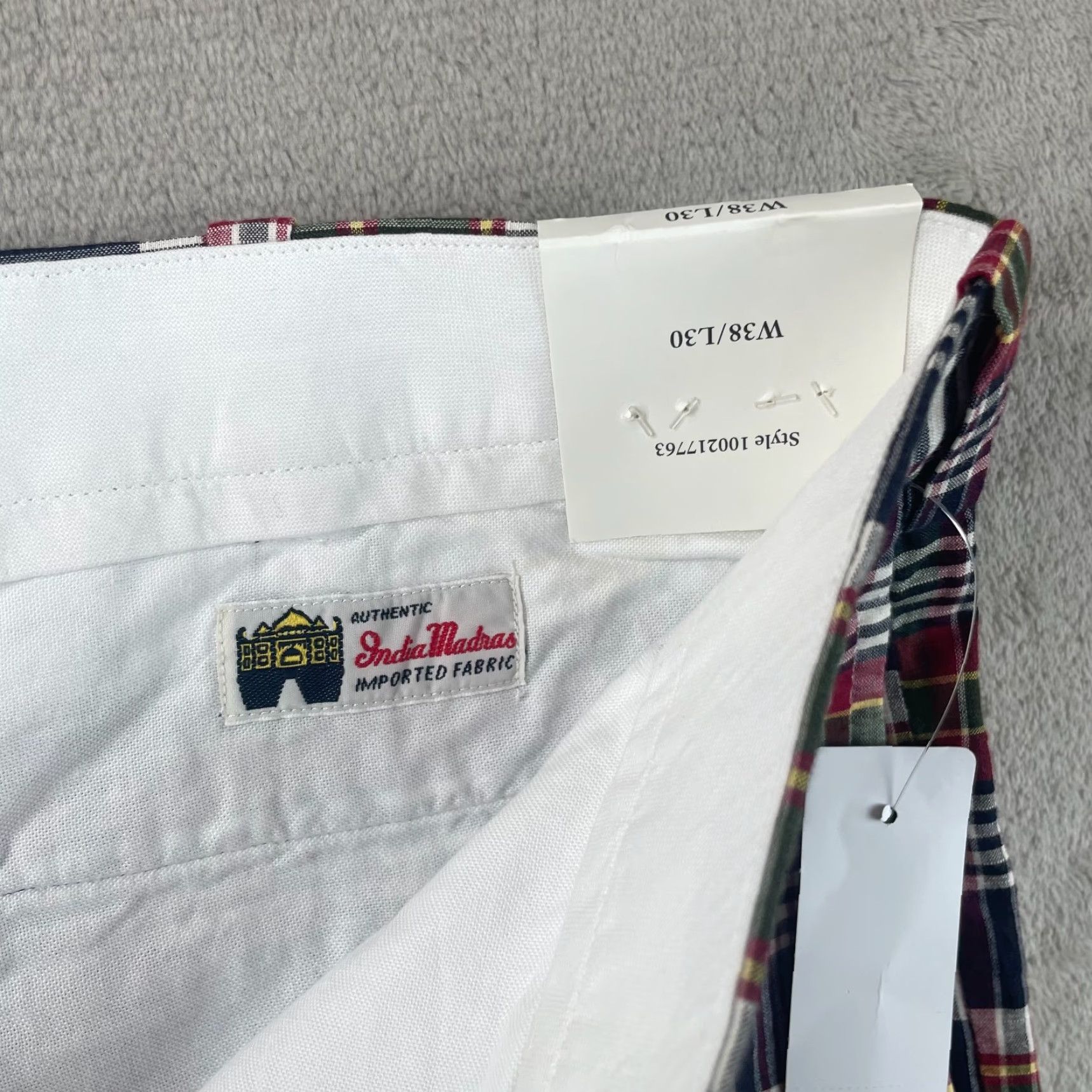 Brooks Brothers Brooks Brothers Golf Preppy Pants Mens 38x30 Multi Madras Plaid NWT Size US 38 / EU 54 - 3 Thumbnail