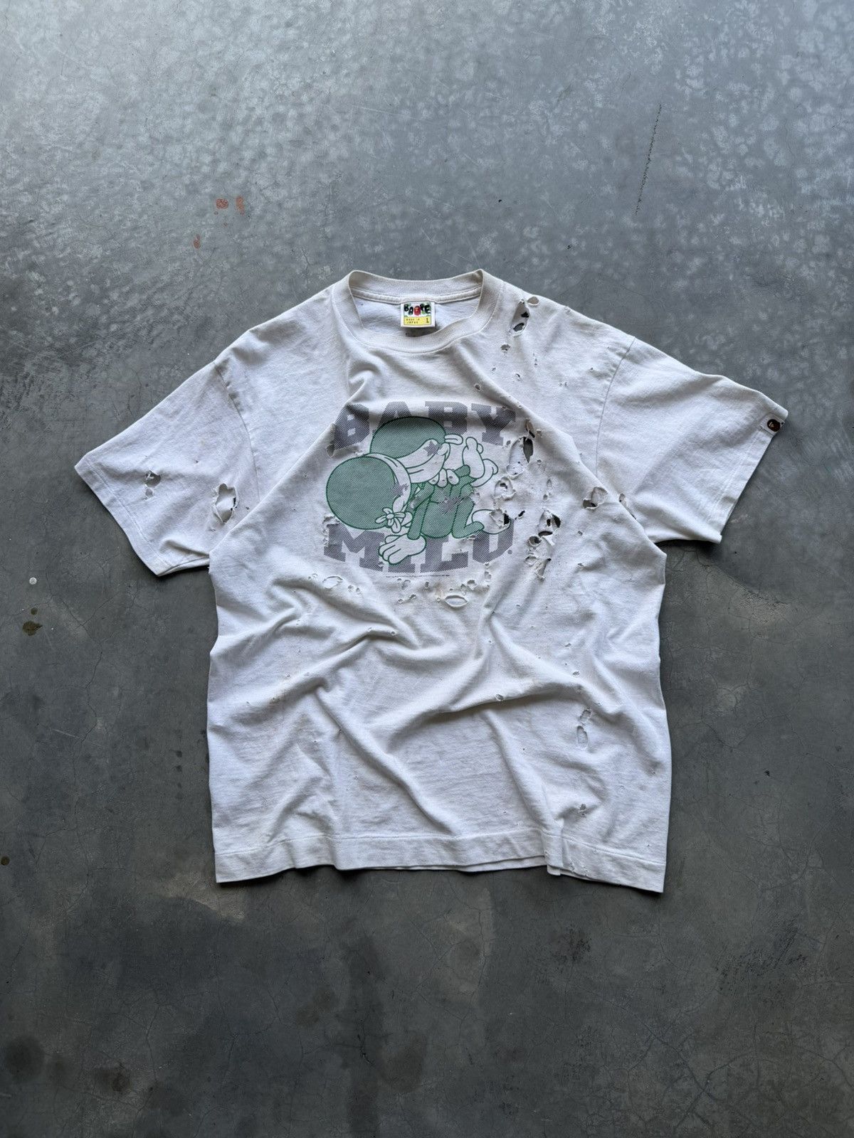 Bape Vintage Bape 2008 Baby Milo and Lisa Sex Tee Size US L / EU 52-54 / 3 - 1 Thumbnail