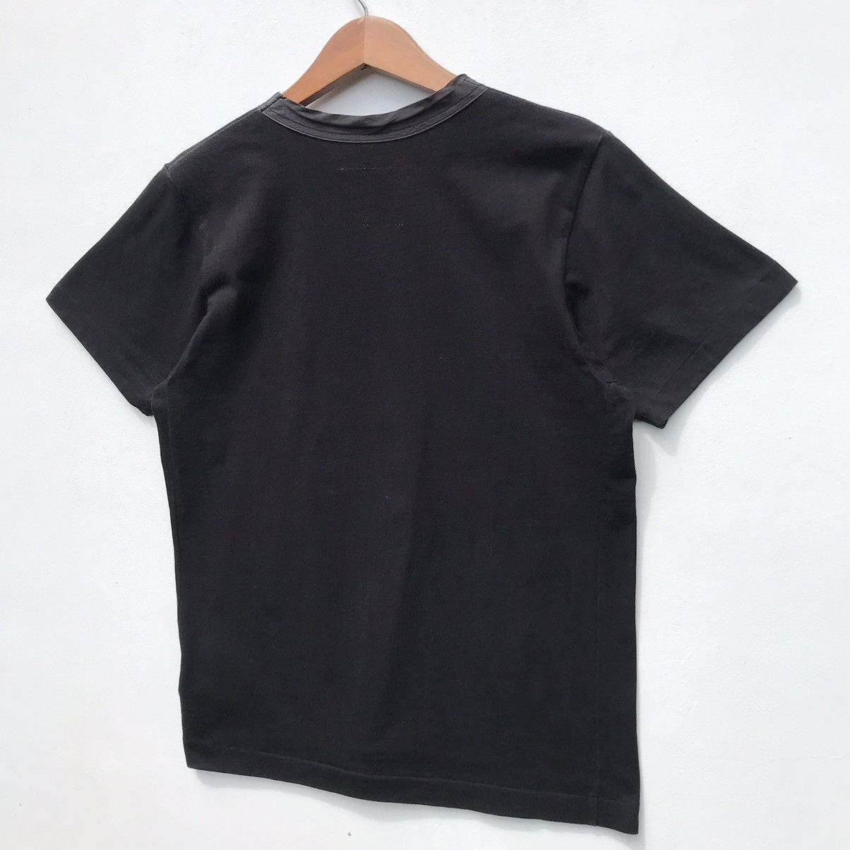 Sacai Sacai 1790 Black Vneck Pocket Tee Sacai Japanese Designer Size US M / EU 48-50 / 2 - 4 Thumbnail