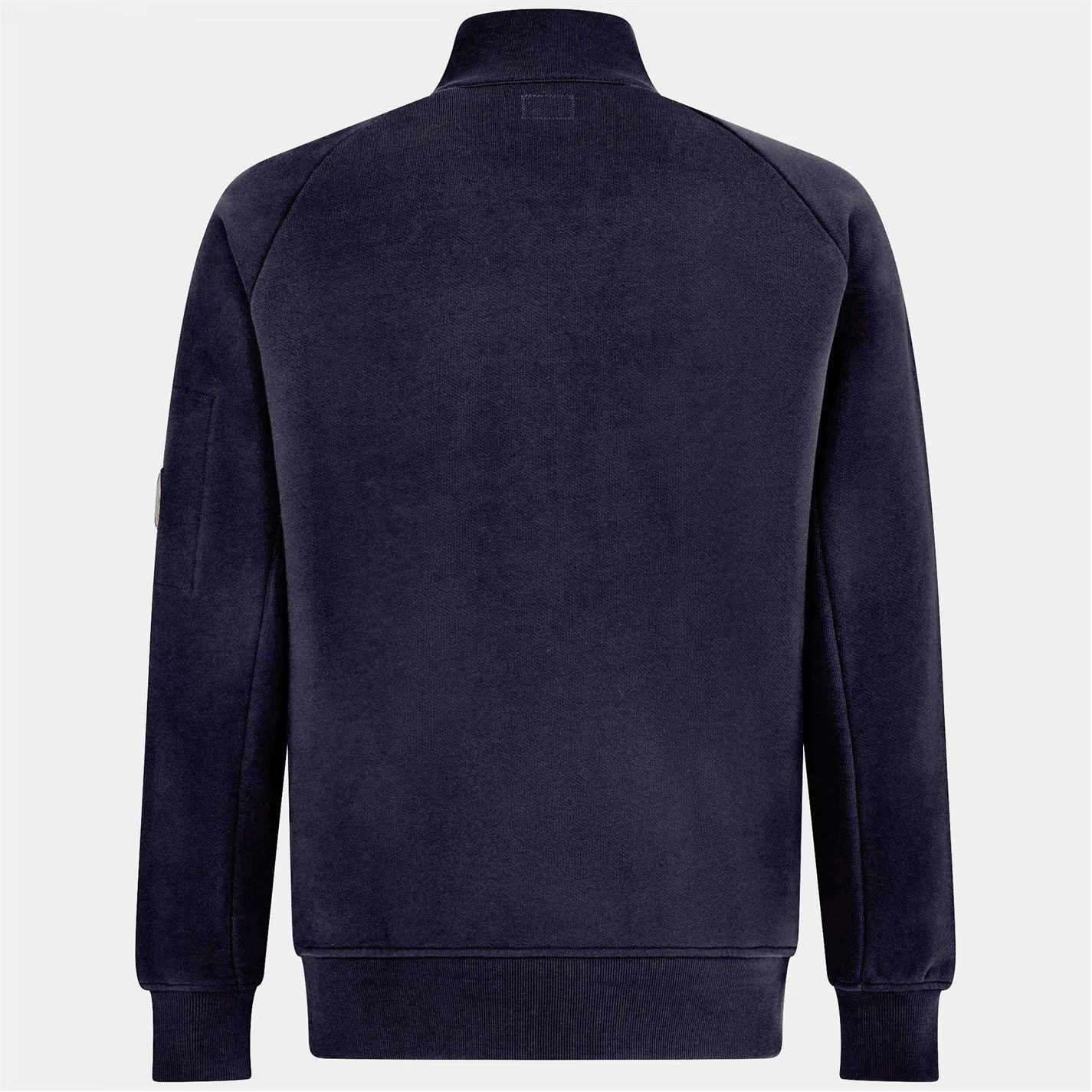 C.P. Company o1g2r1mq0426 Lens Quarter-Zip Fleece Sweatshirt in Blue Size US XS / EU 42 / 0 - 2 Thumbnail
