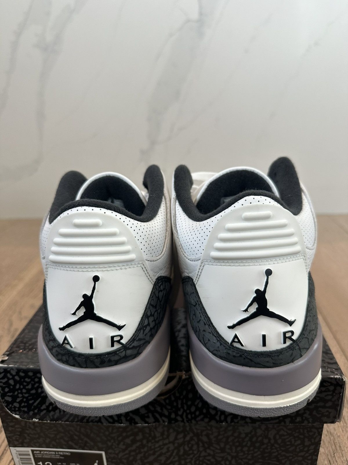 Jordan Brand Jordan 3 Retro Cement Grey Size US 13 / EU 46 - 3 Thumbnail