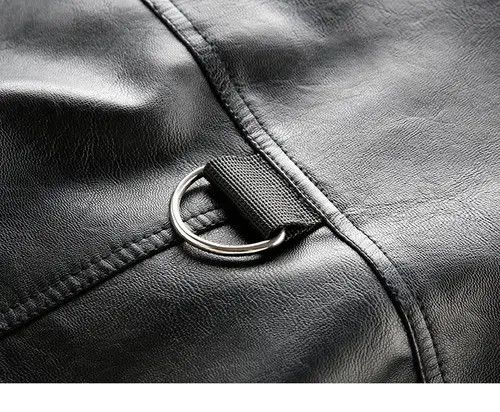 Soul Revolver Oversized waterproof PU leather Jacket zipper loose y2k Size US L / EU 52-54 / 3 - 10 Thumbnail