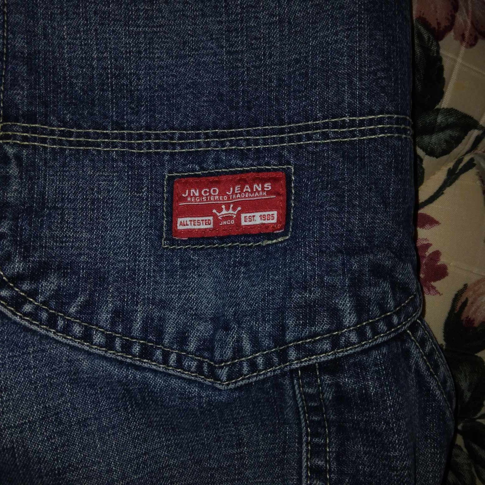 JNCO JNCO Red Crown Jean Shorts Size US 33 - 4 Thumbnail
